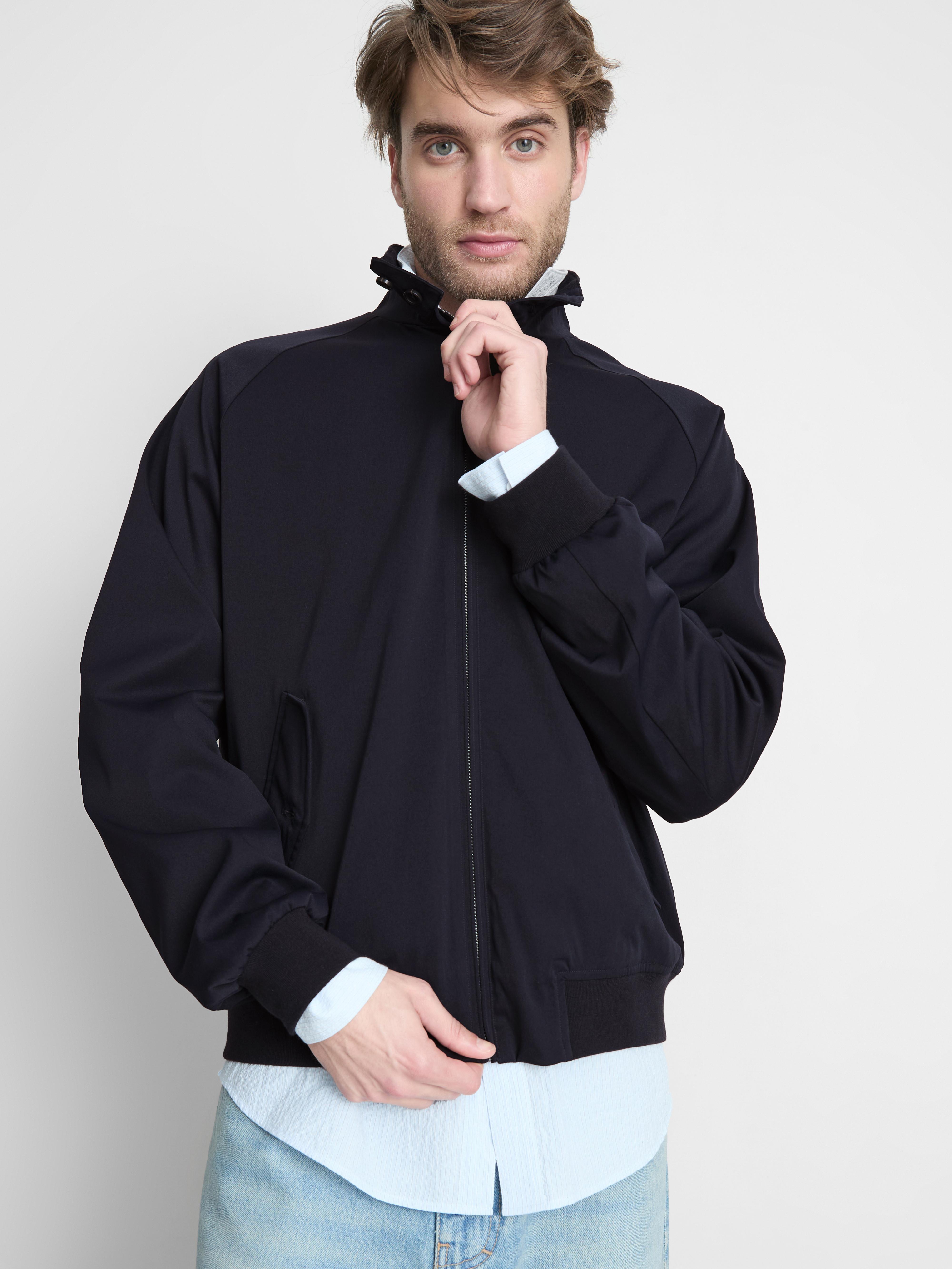 Zip-Up Harrington Jacket