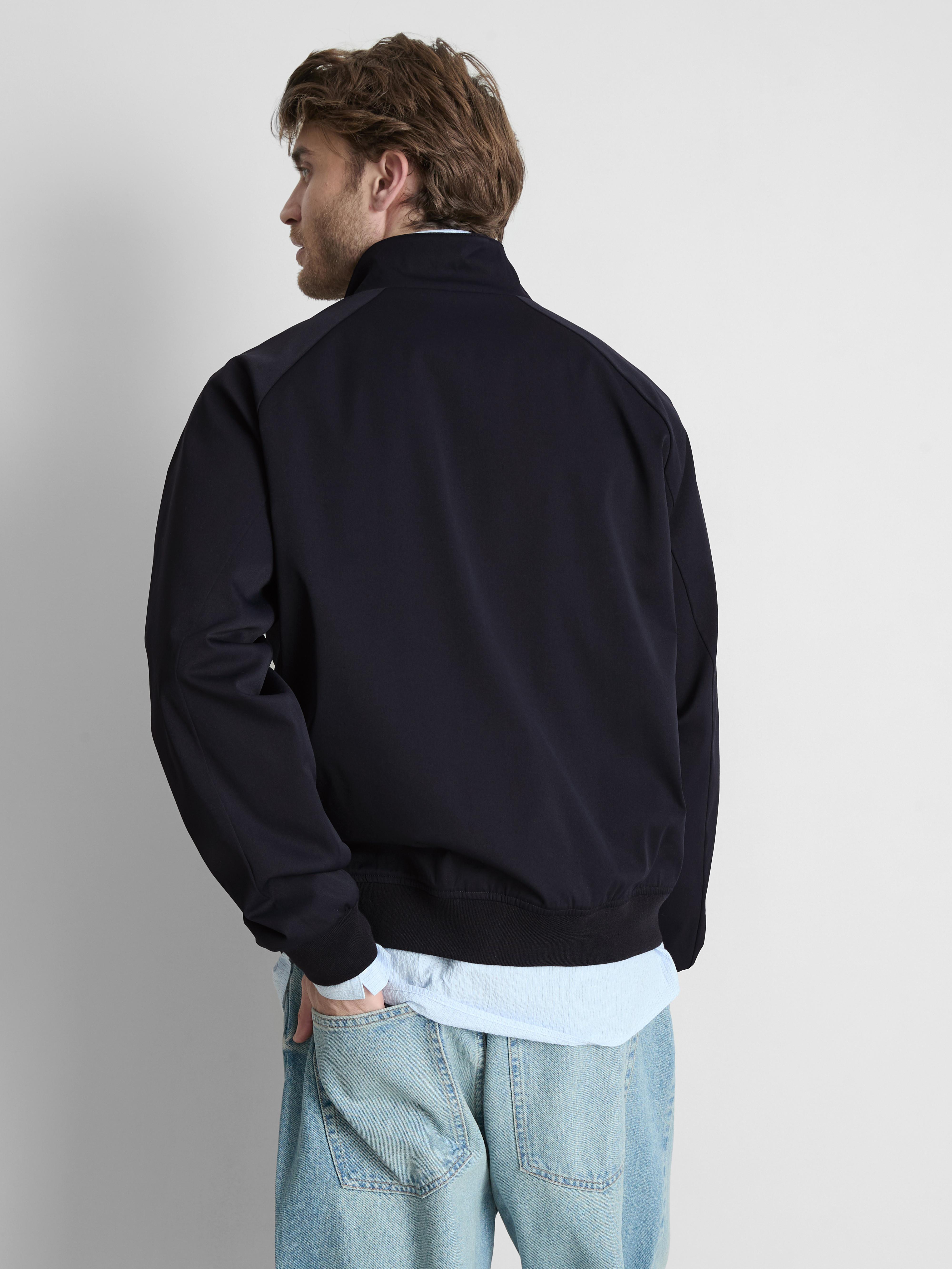 Zip-Up Harrington Jacket