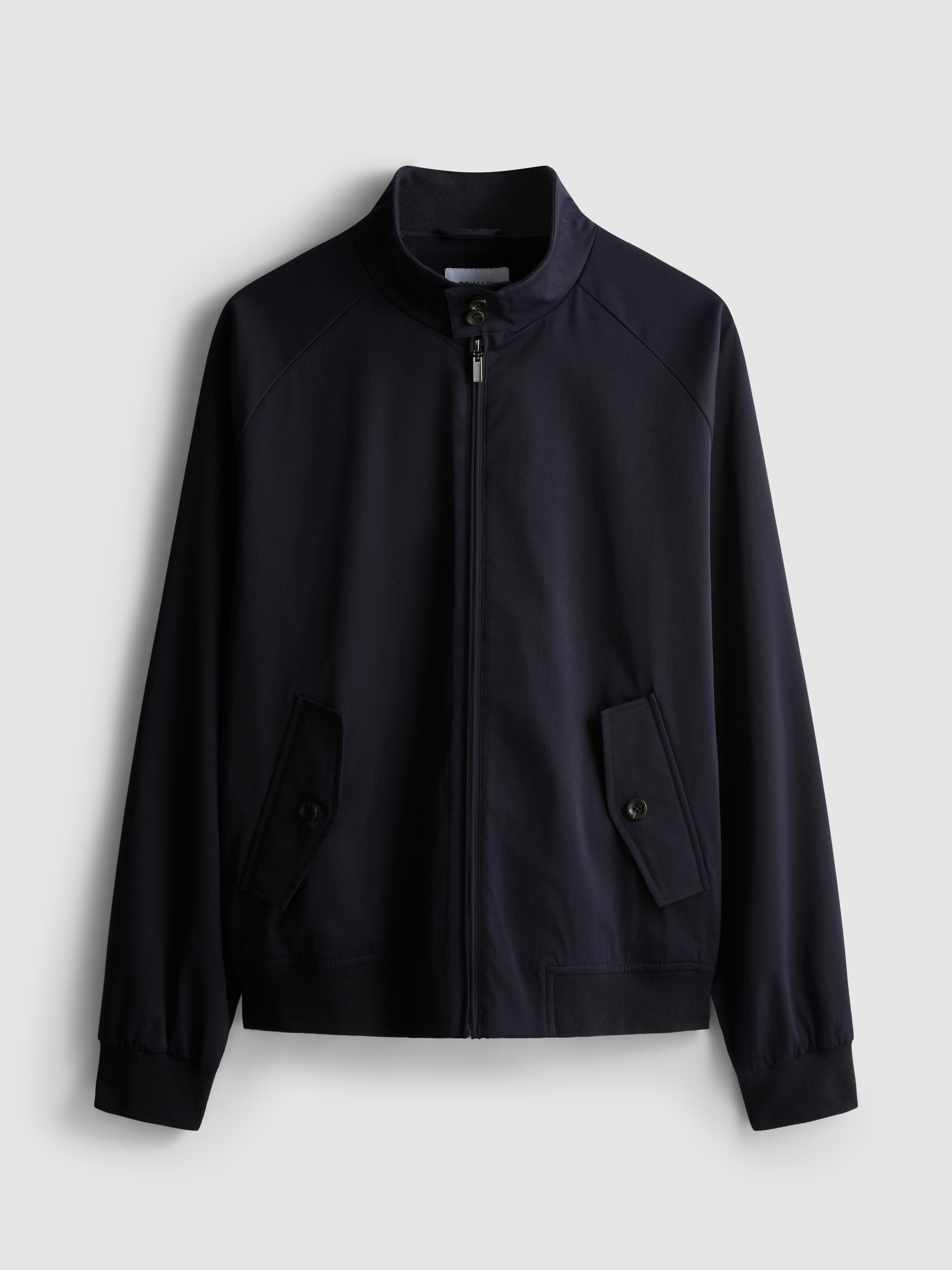 Zip-Up Harrington Jacket