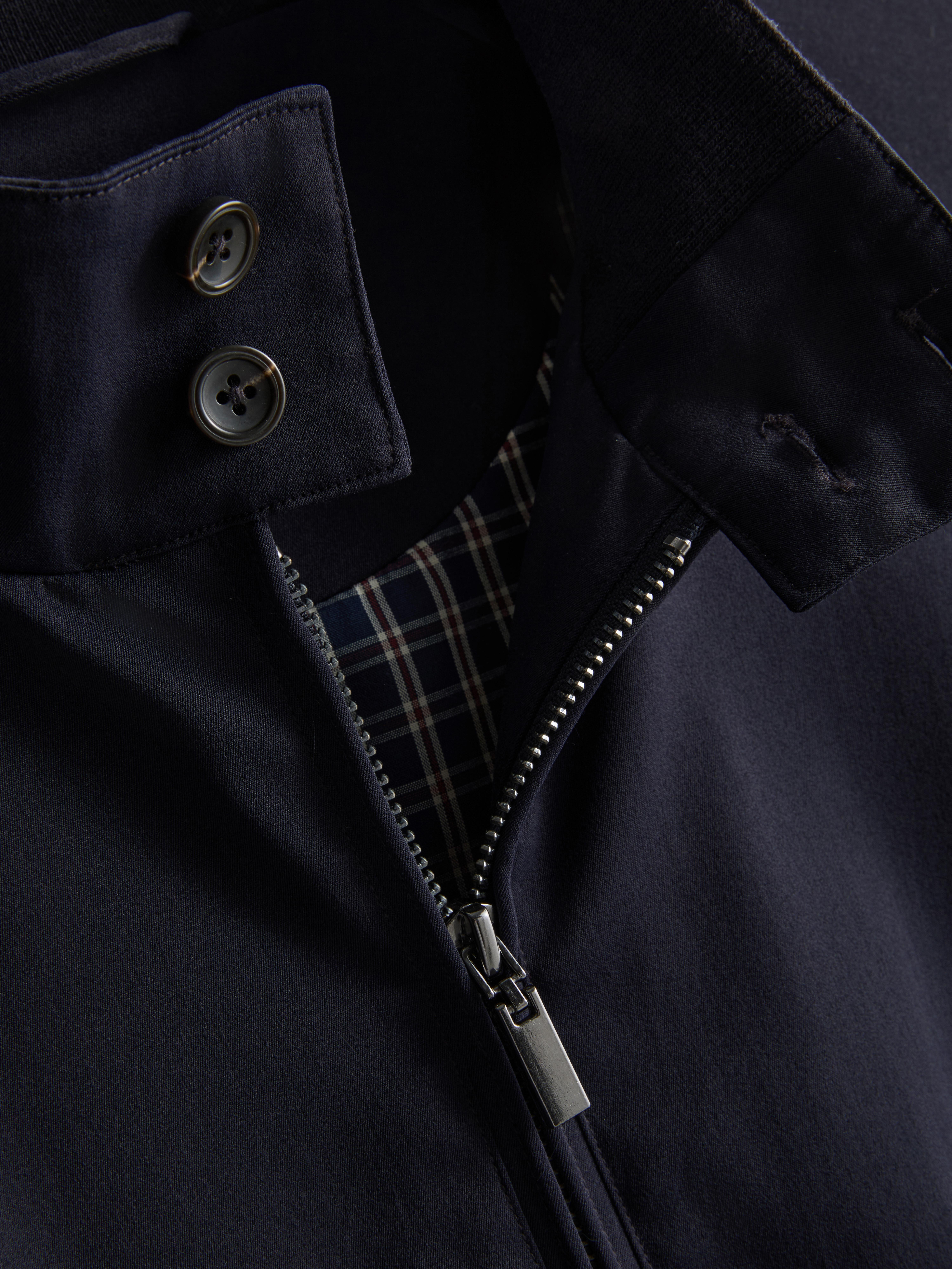 Zip-Up Harrington Jacket