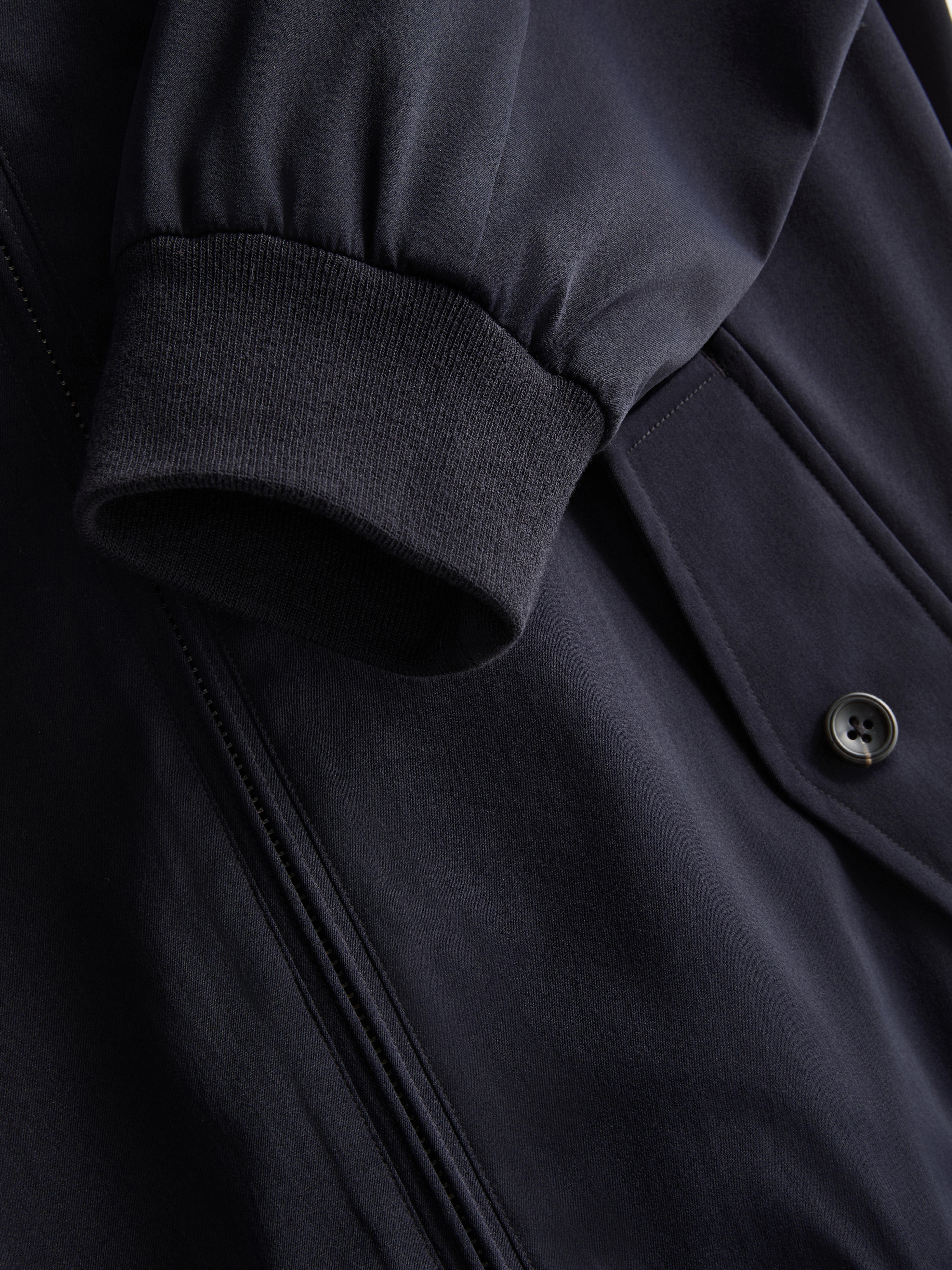 Zip-Up Harrington Jacket