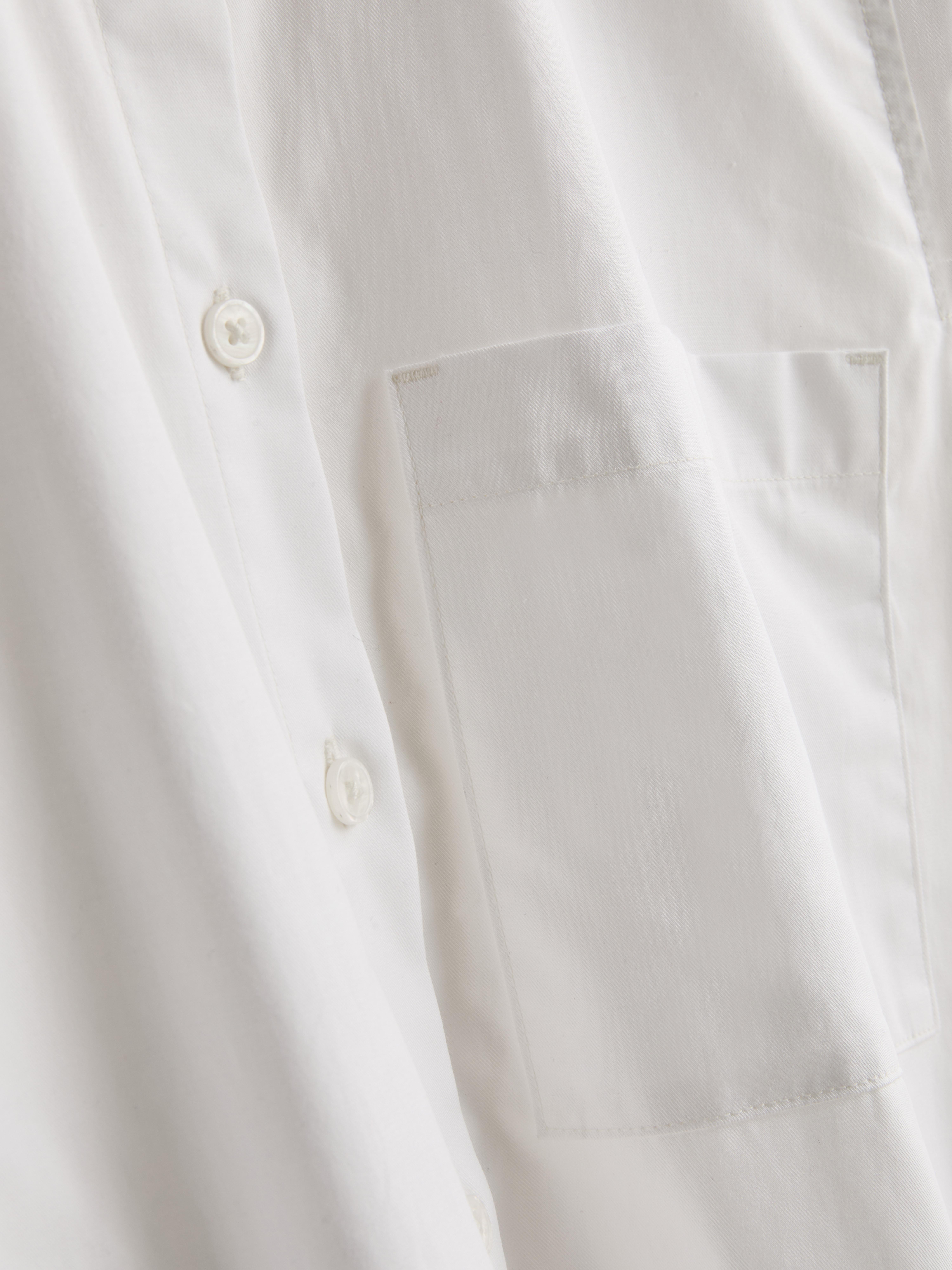 Women's White The Edit Poplin Shirt