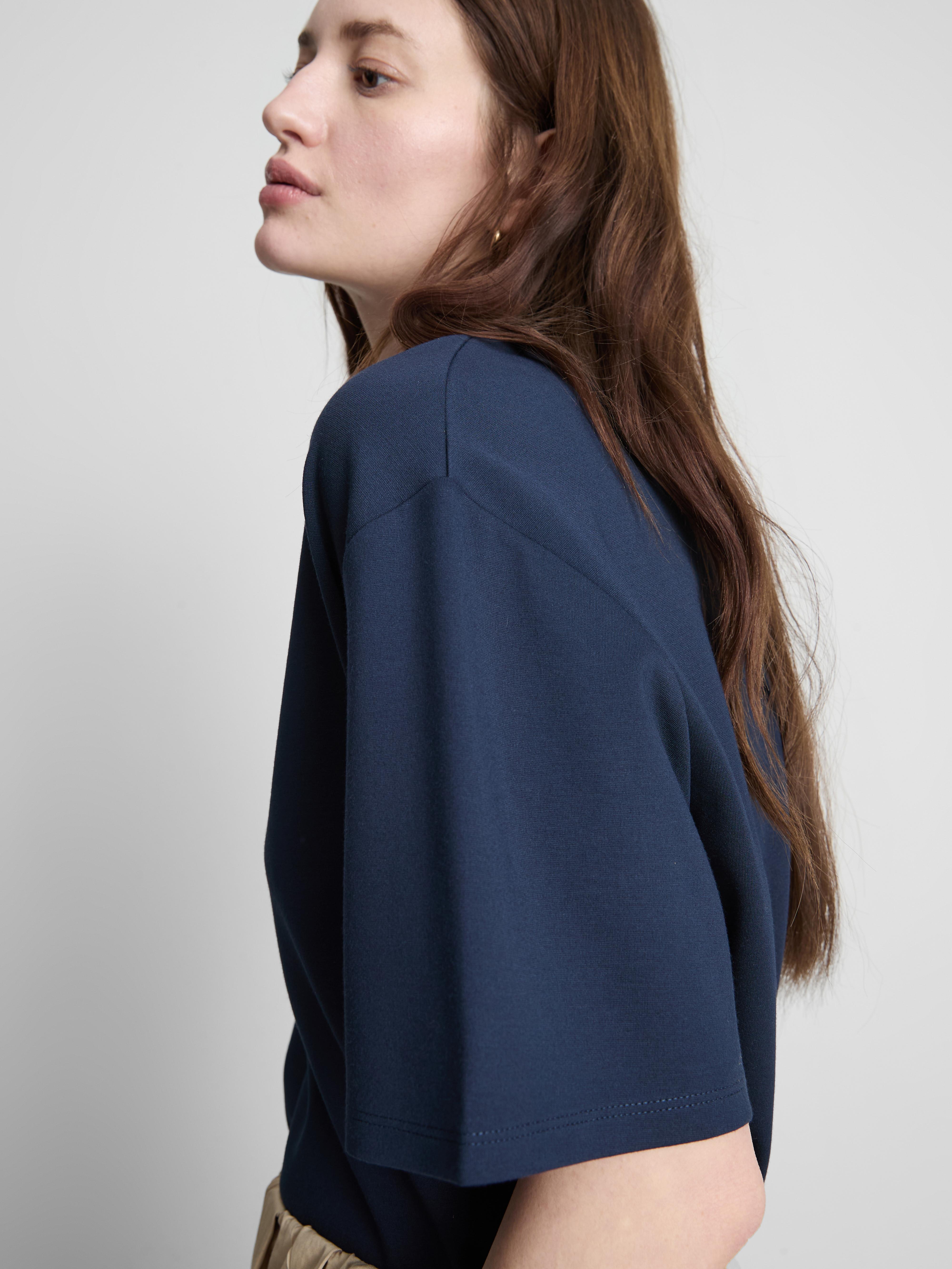 Women's Navy The Edit Crew Neck T-Shirt