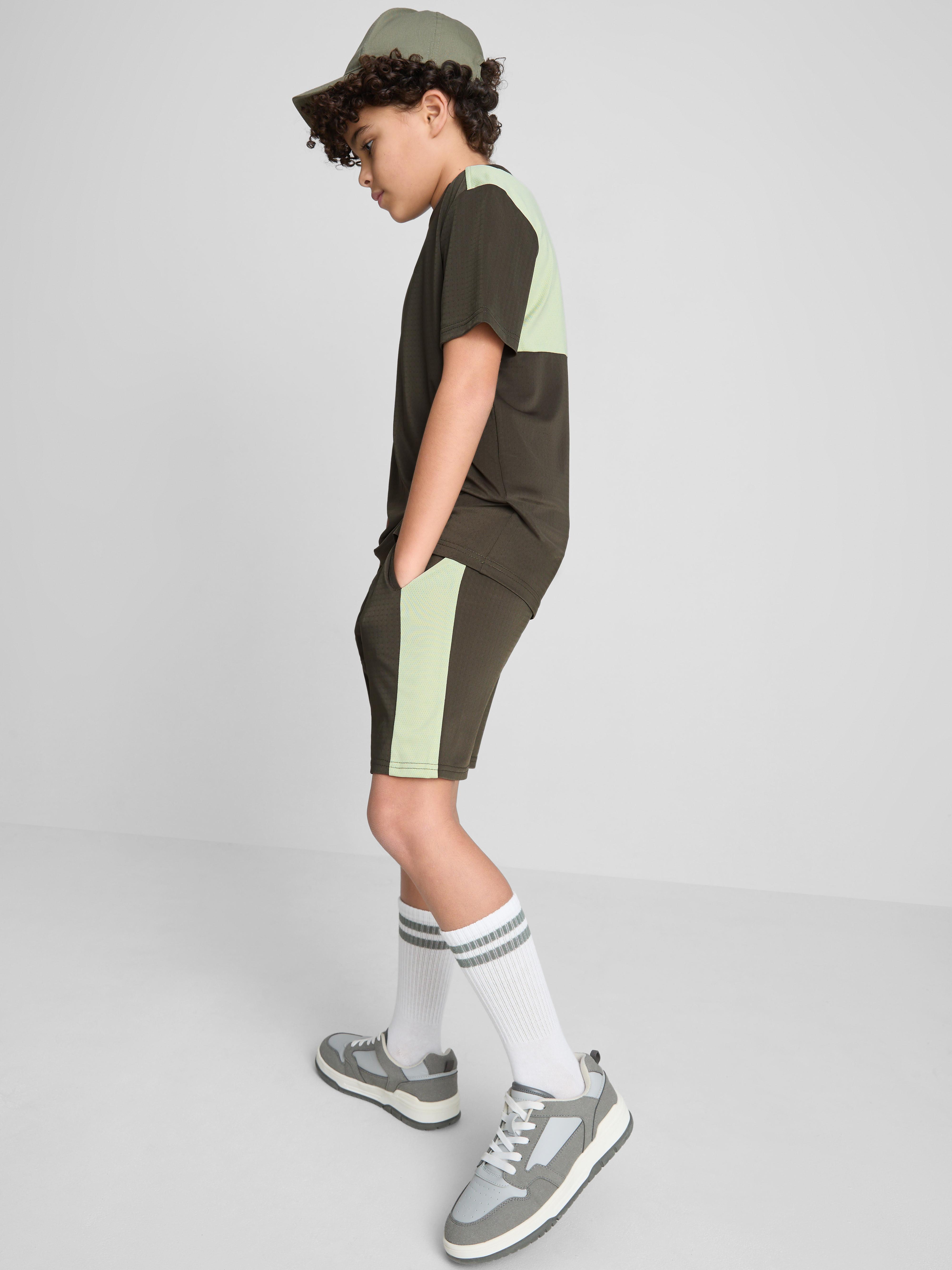 Boys Light Green 7-15yrs | Active Textured Sports Set