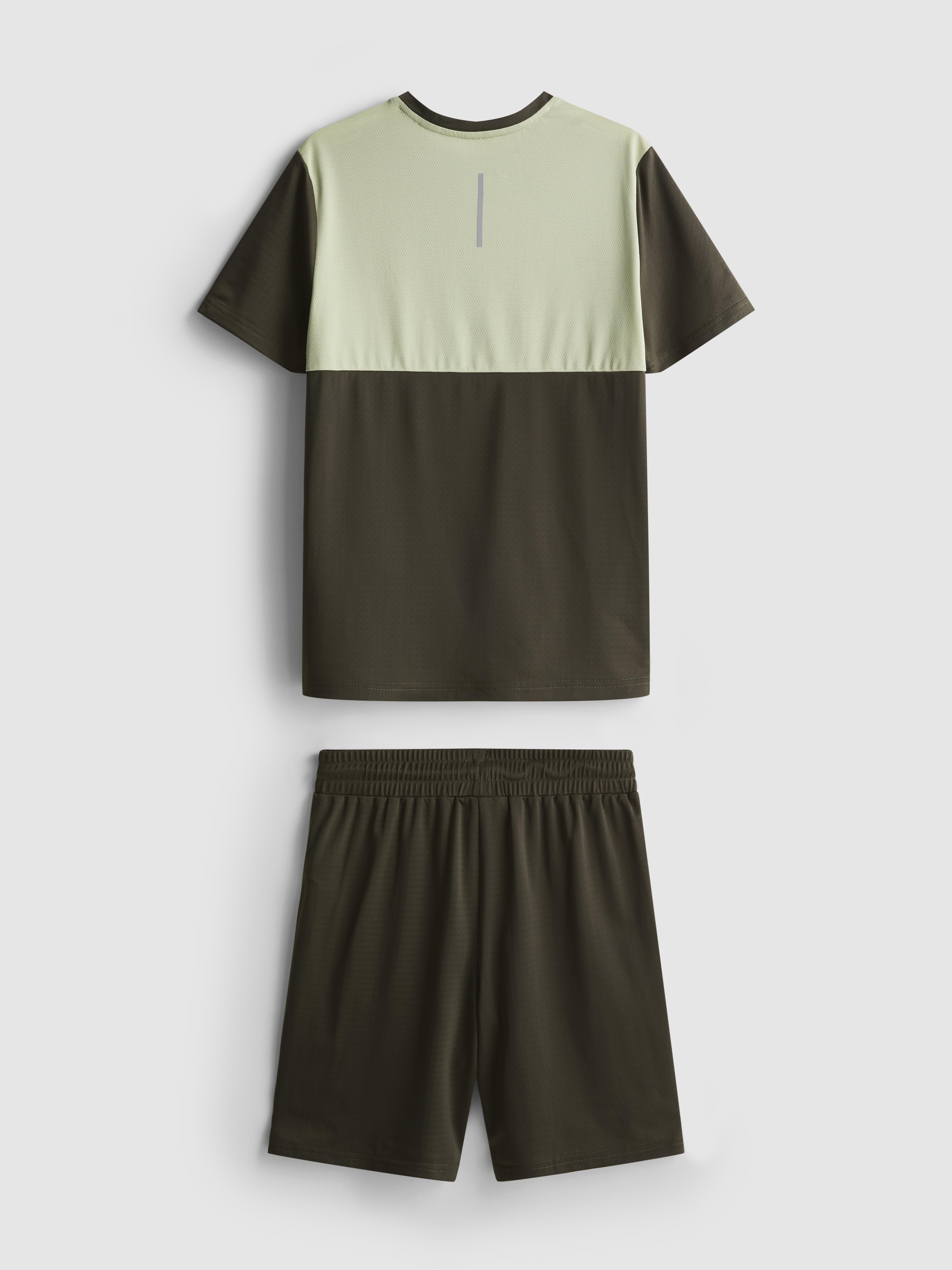 Boys Light Green 7-15yrs | Active Textured Sports Set