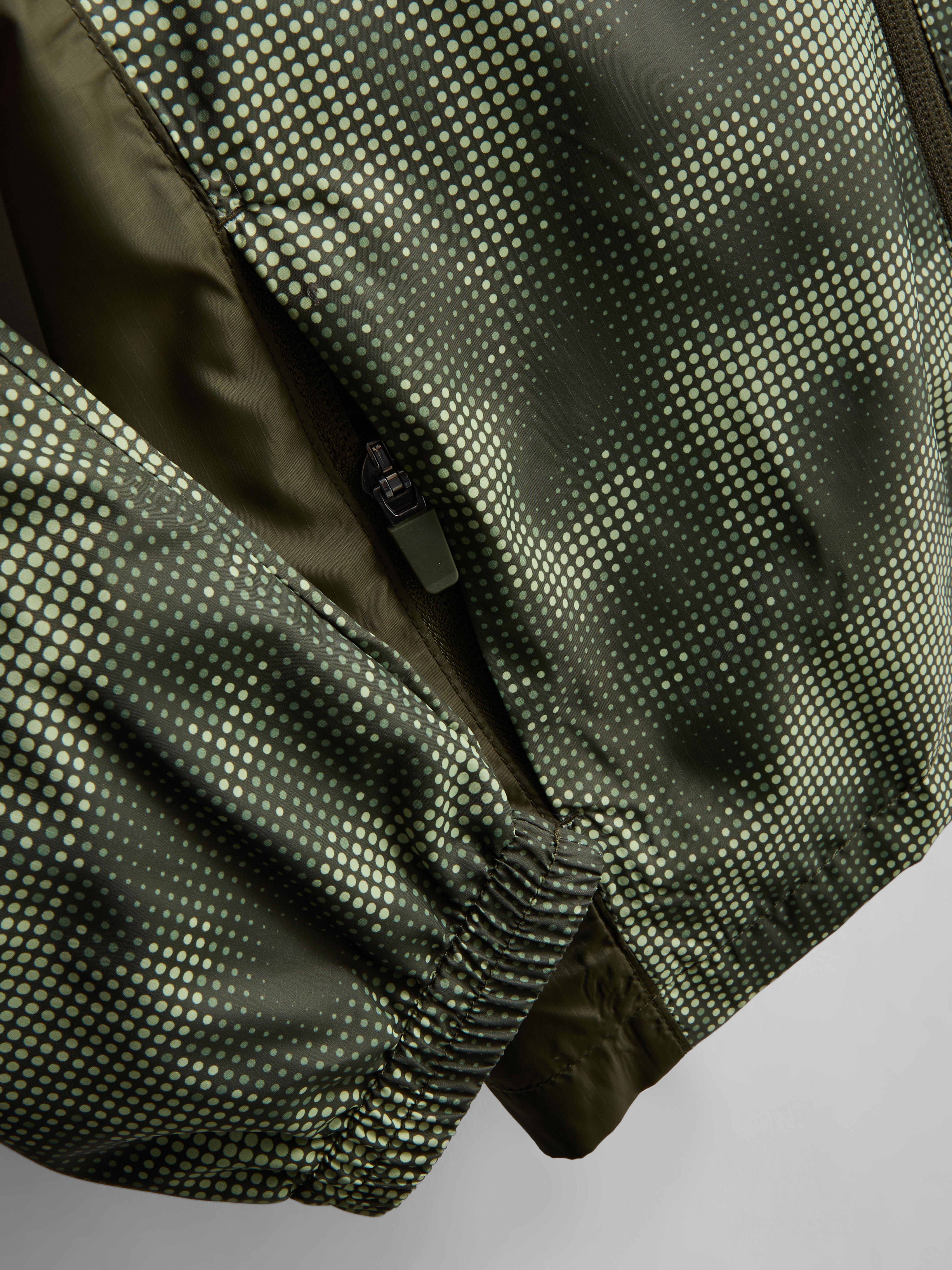 Boys Green 7-15yrs | Camouflage Print Zip-Up Sports Jacket