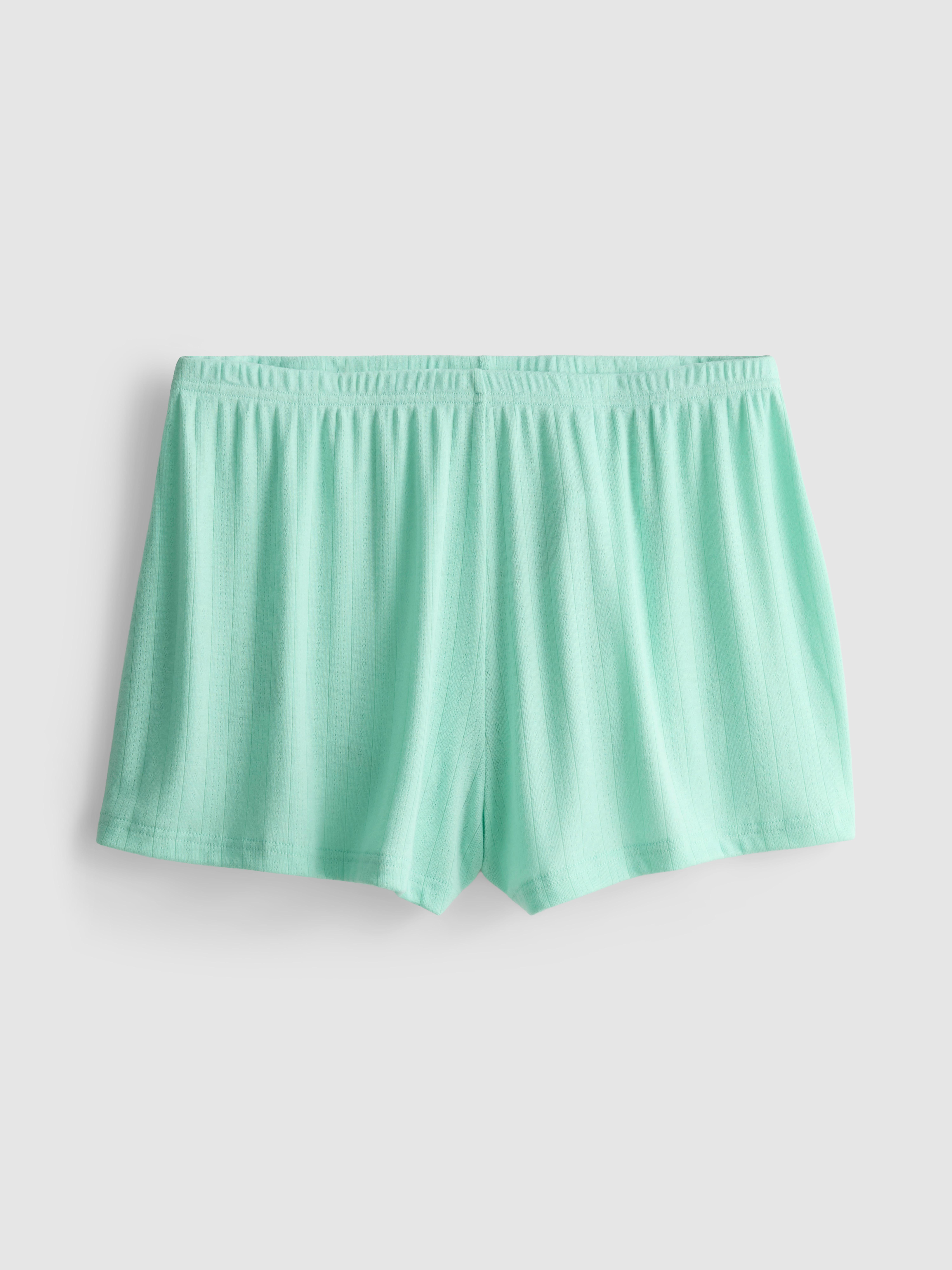 Shorts de pyjama en pointelle