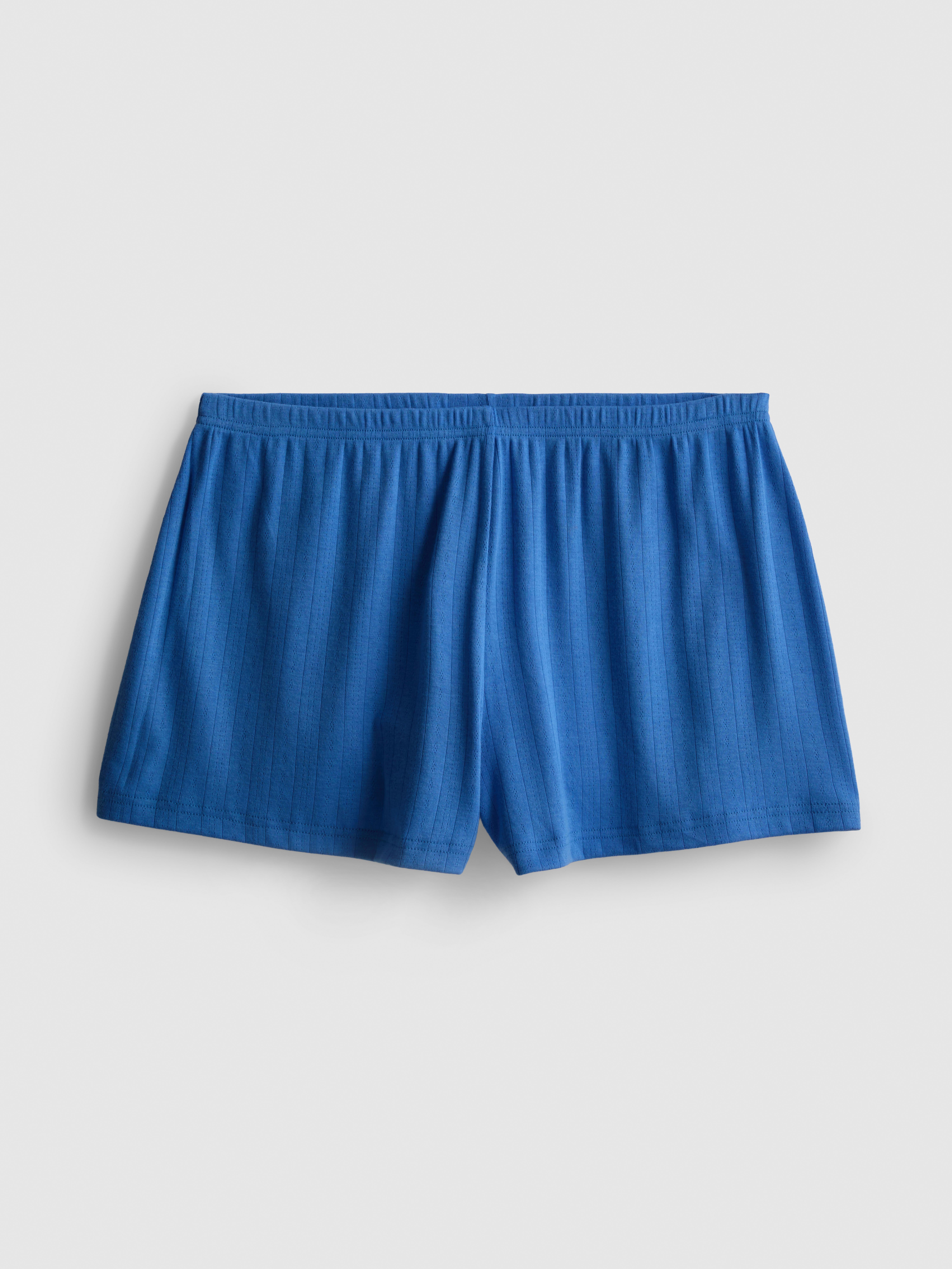 Pantalones cortos de pijama de pointelle