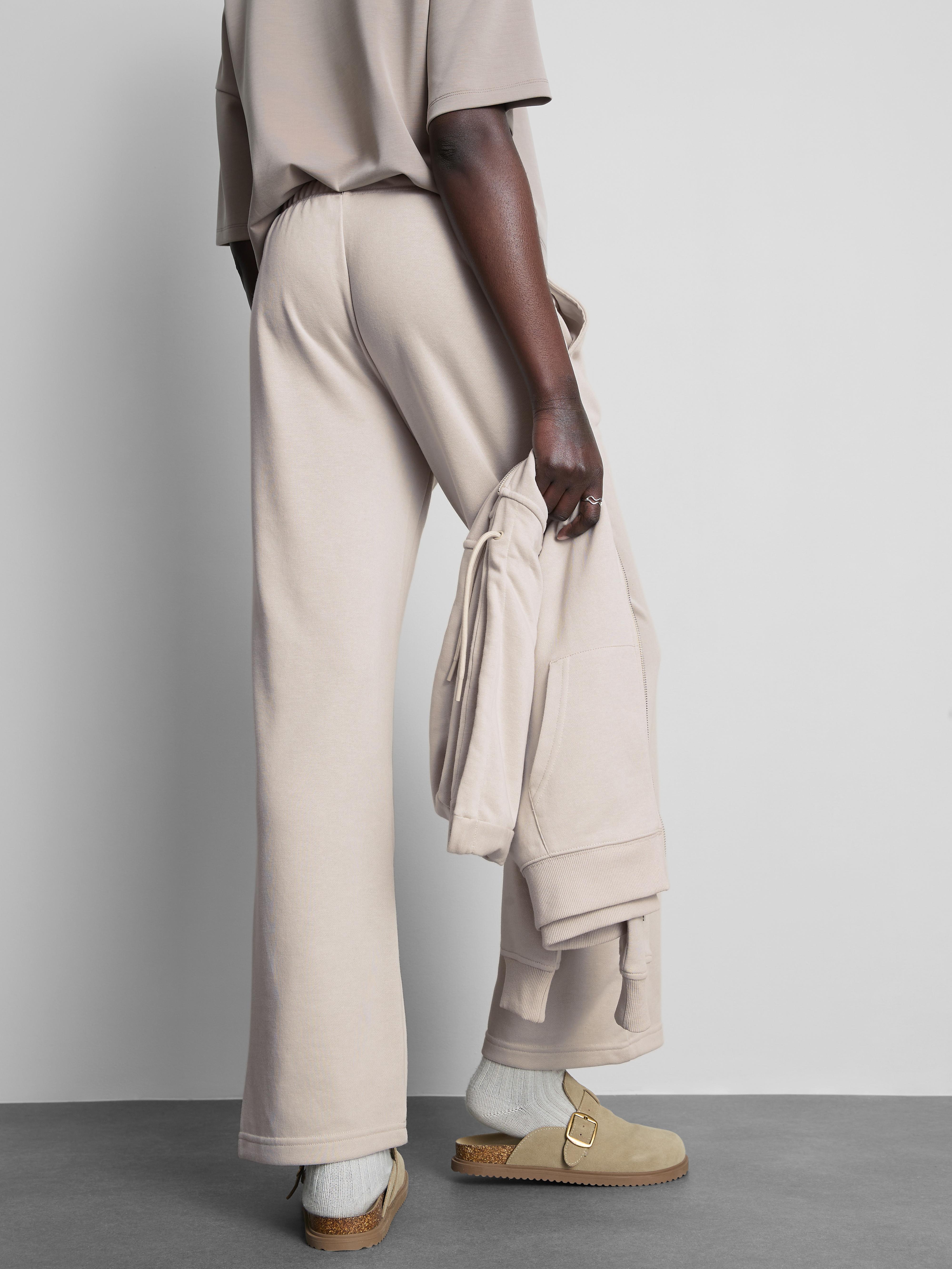Cotton-Blend Straight-Leg Joggers