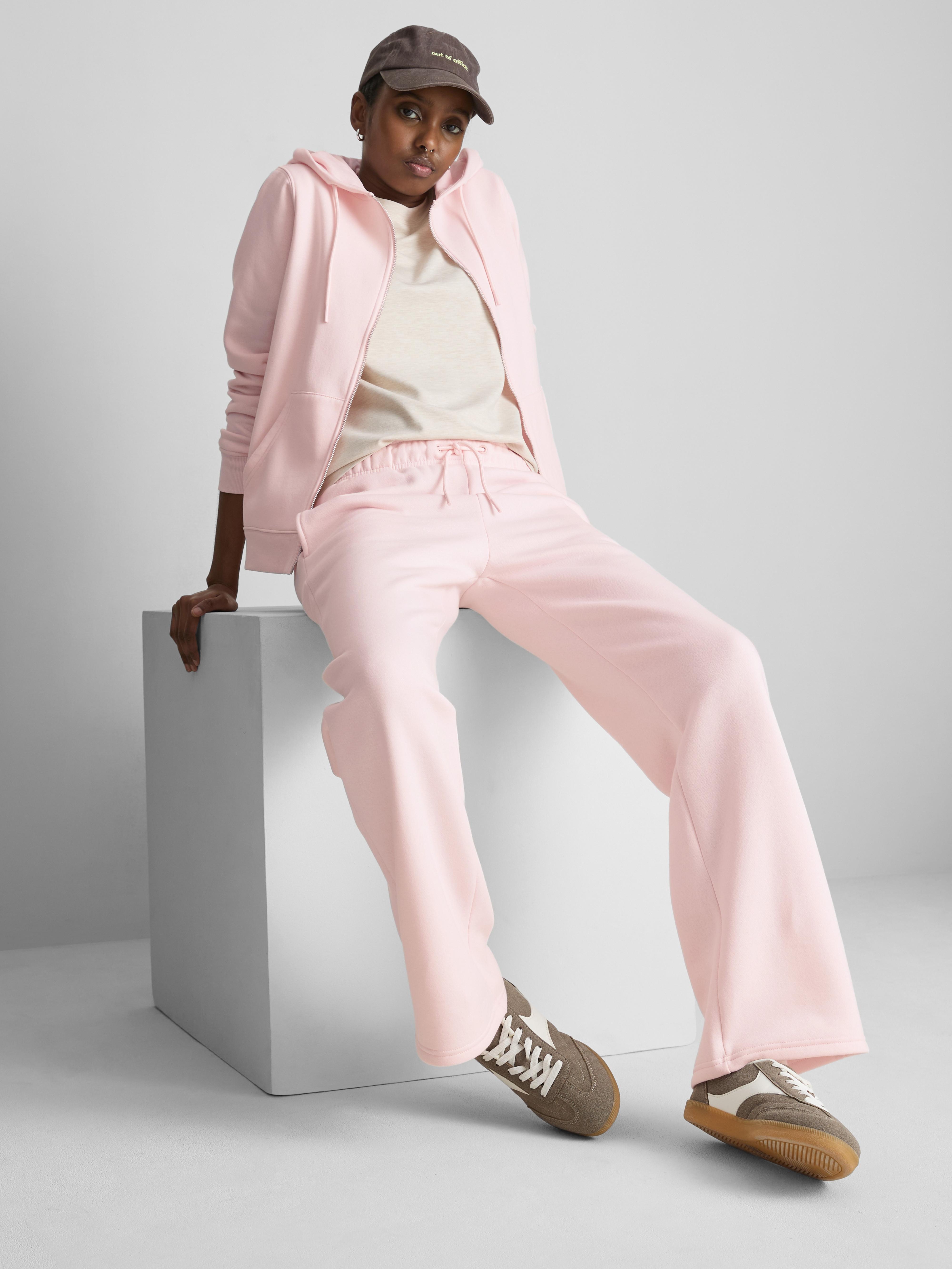 Rovné tepláky zo zmesi bavlny