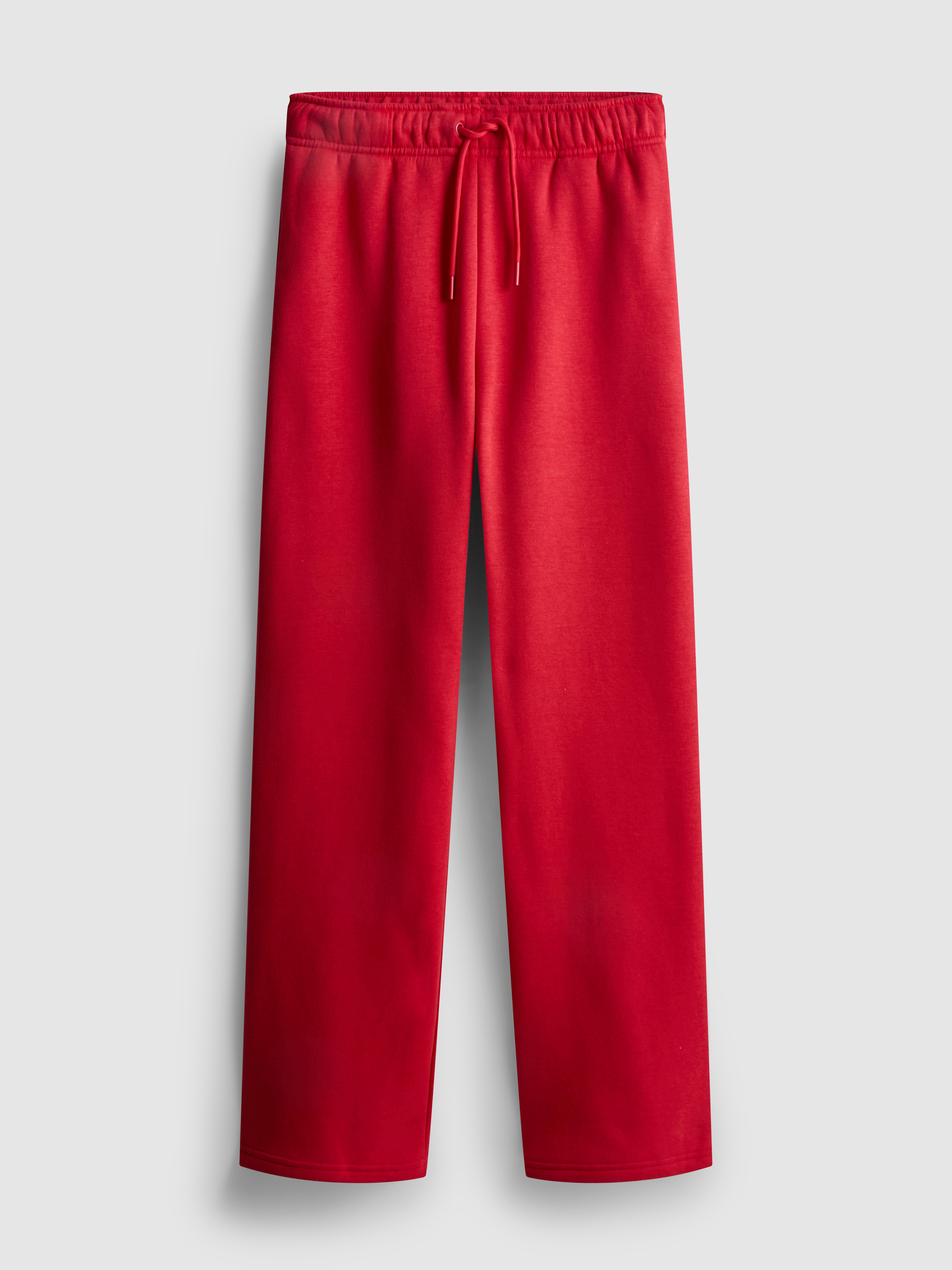 Jogginghose aus Baumwollmischung mit geradem Bein