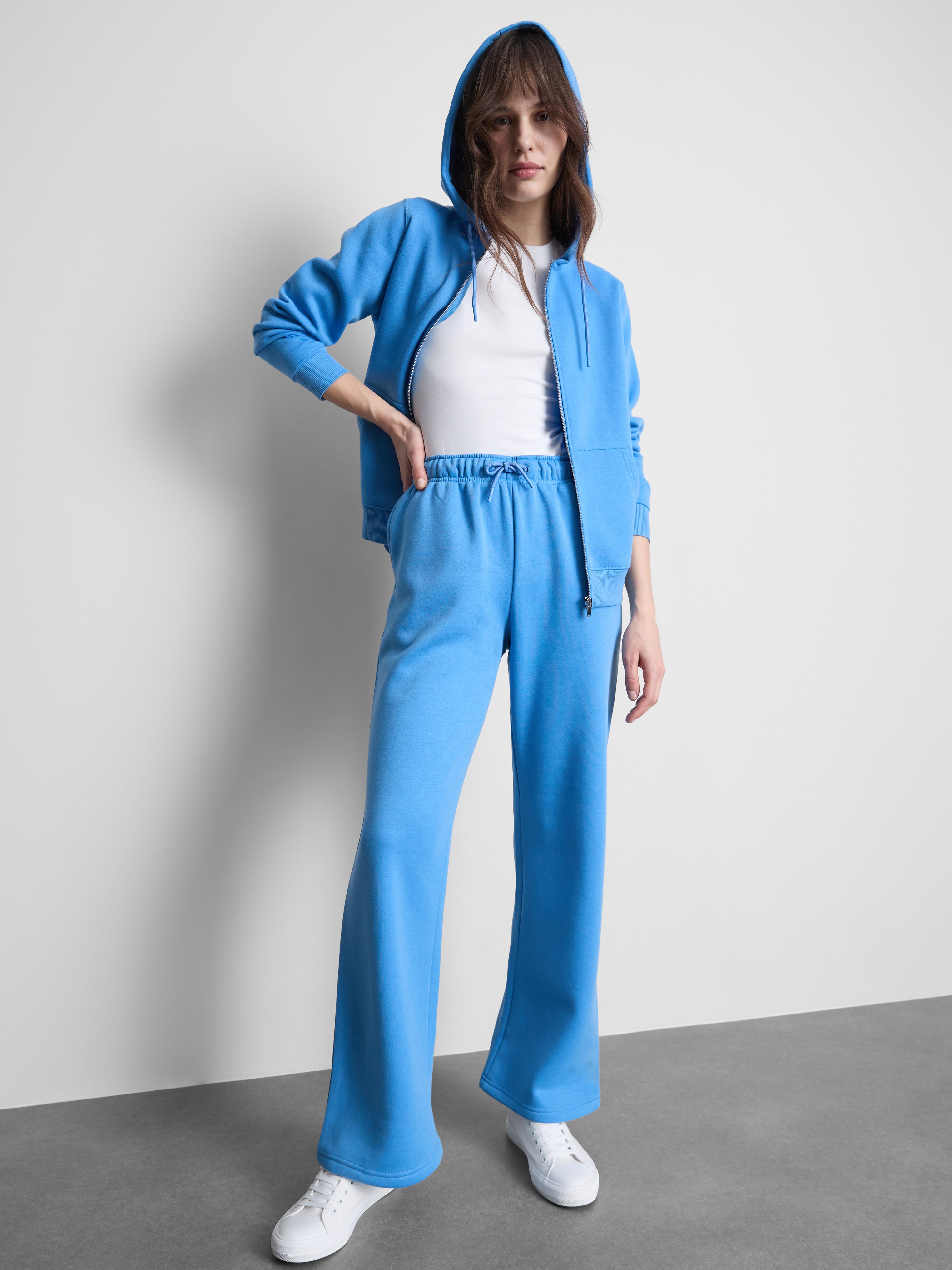 Jogginghose aus Baumwollmischung mit geradem Bein