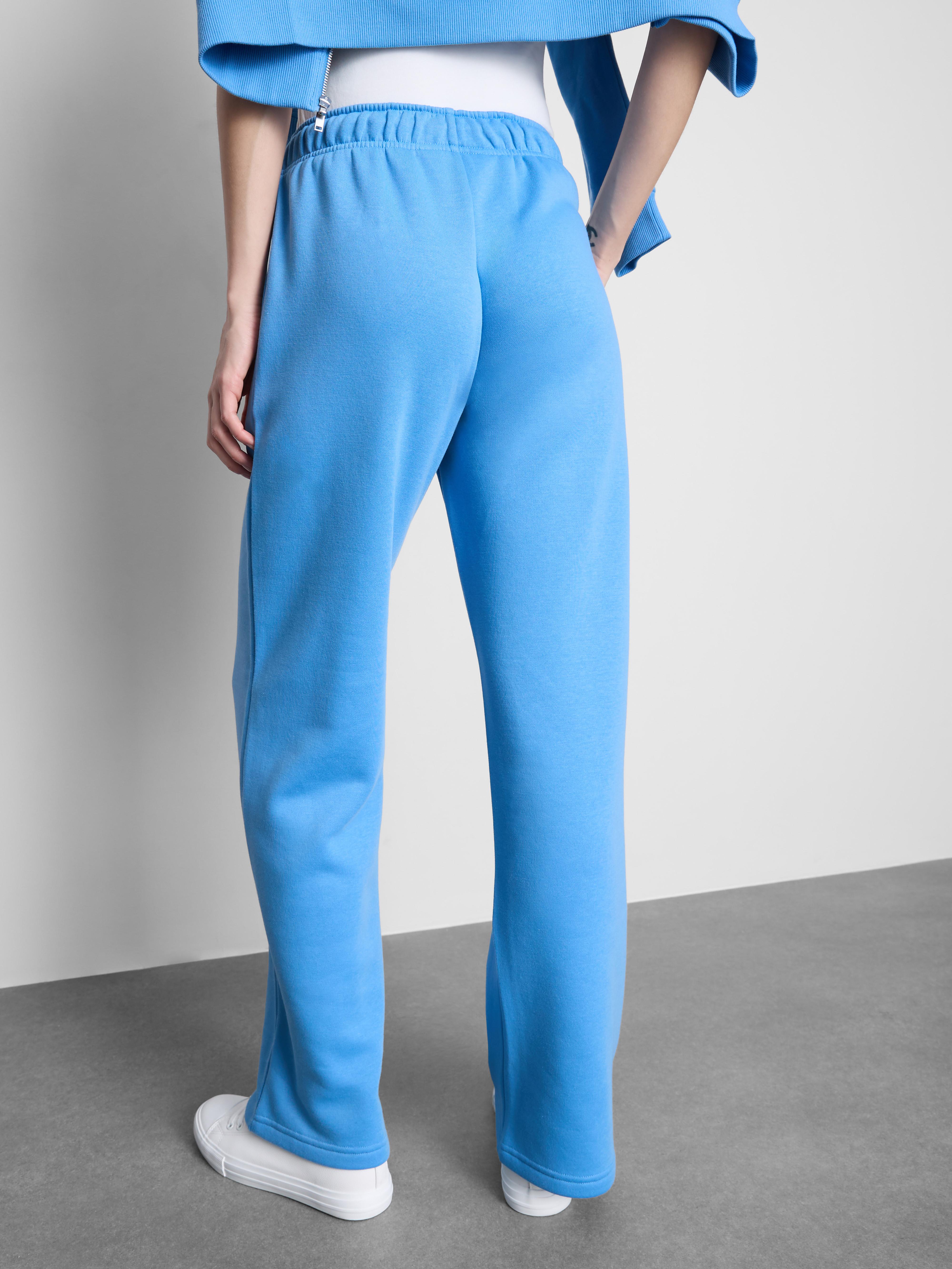 Jogginghose aus Baumwollmischung mit geradem Bein