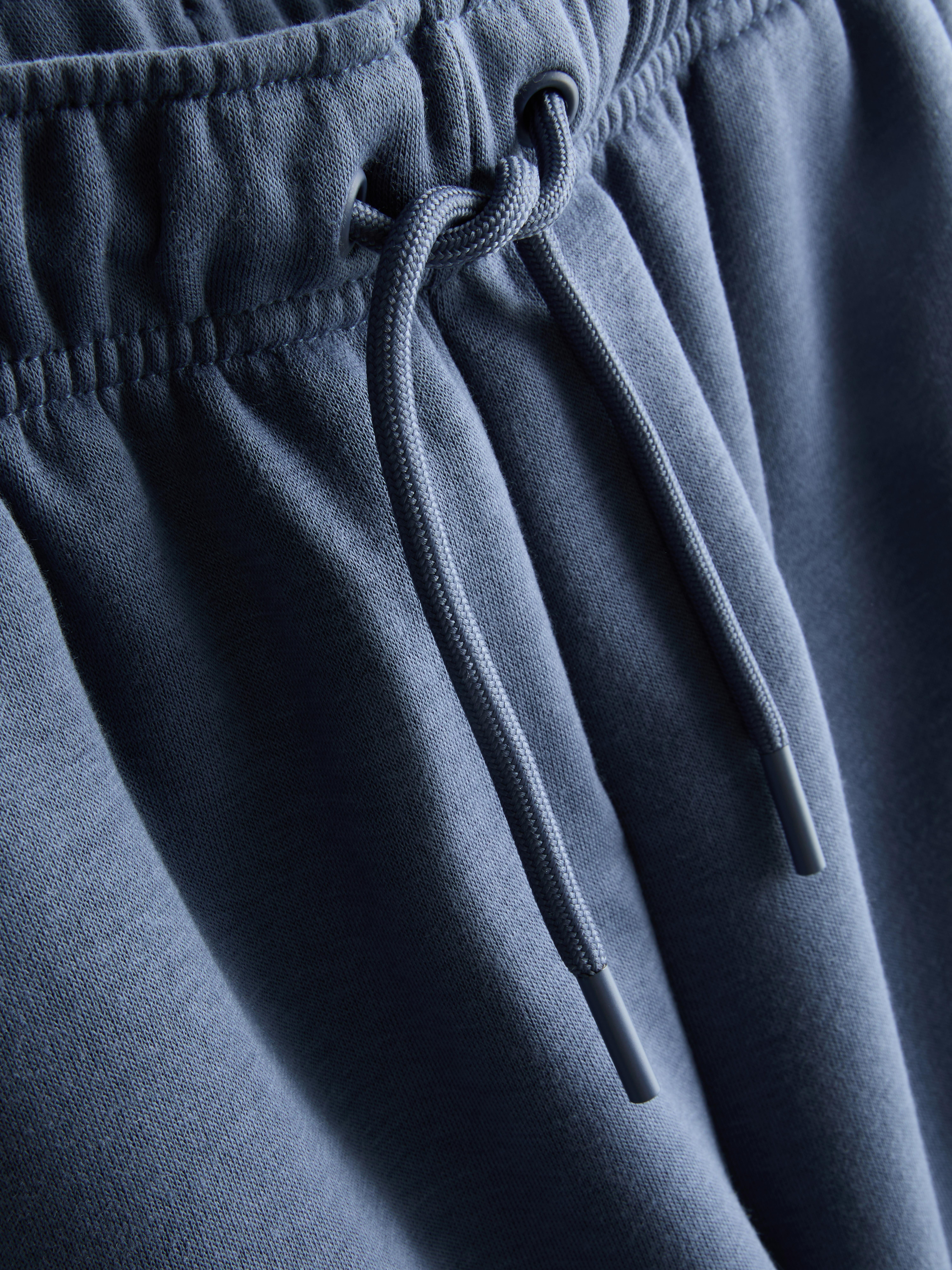 Women's Dark Cotton-Blend Straight-Leg Joggers