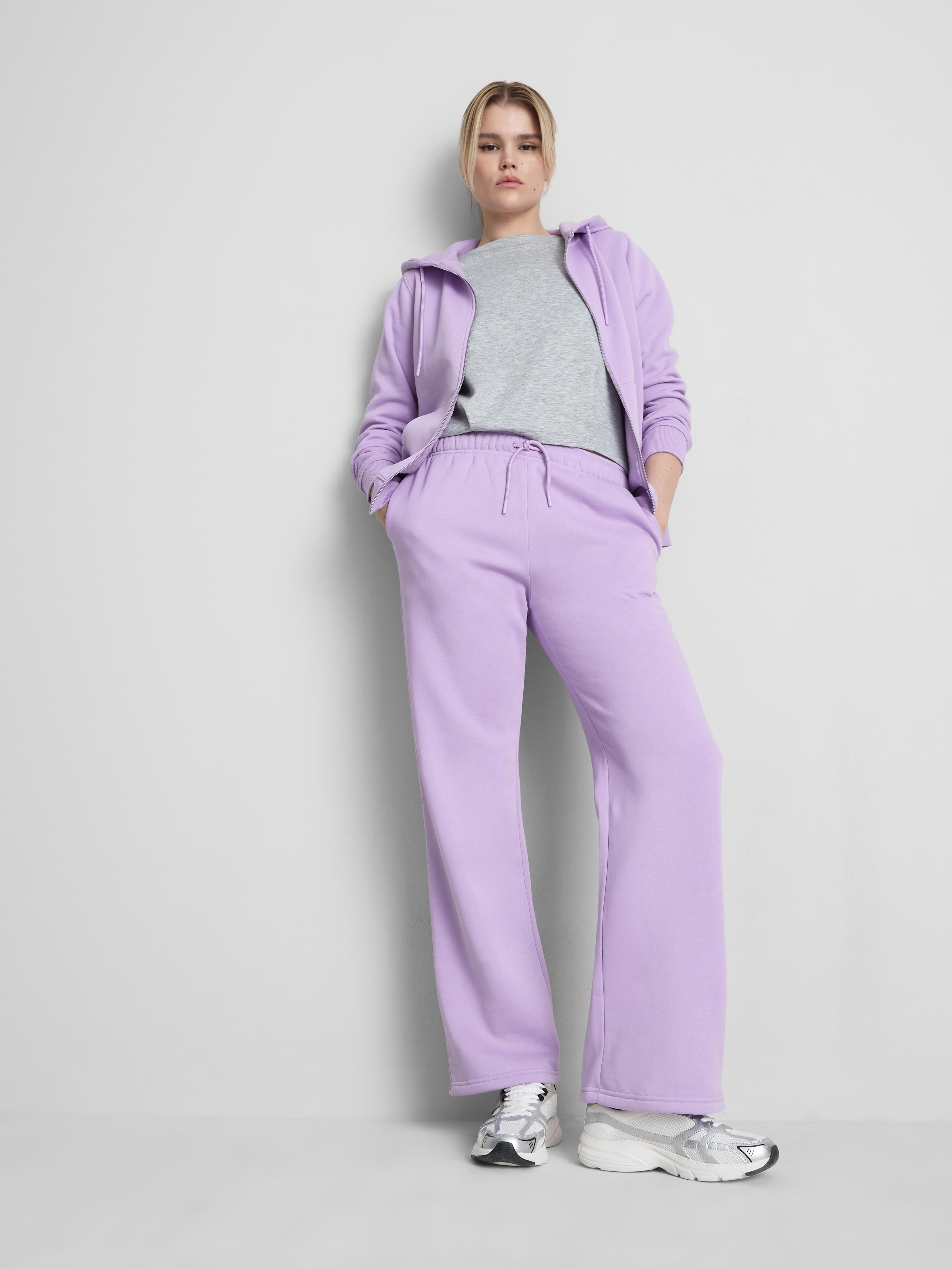 Jogginghose aus Baumwollmischung mit geradem Bein