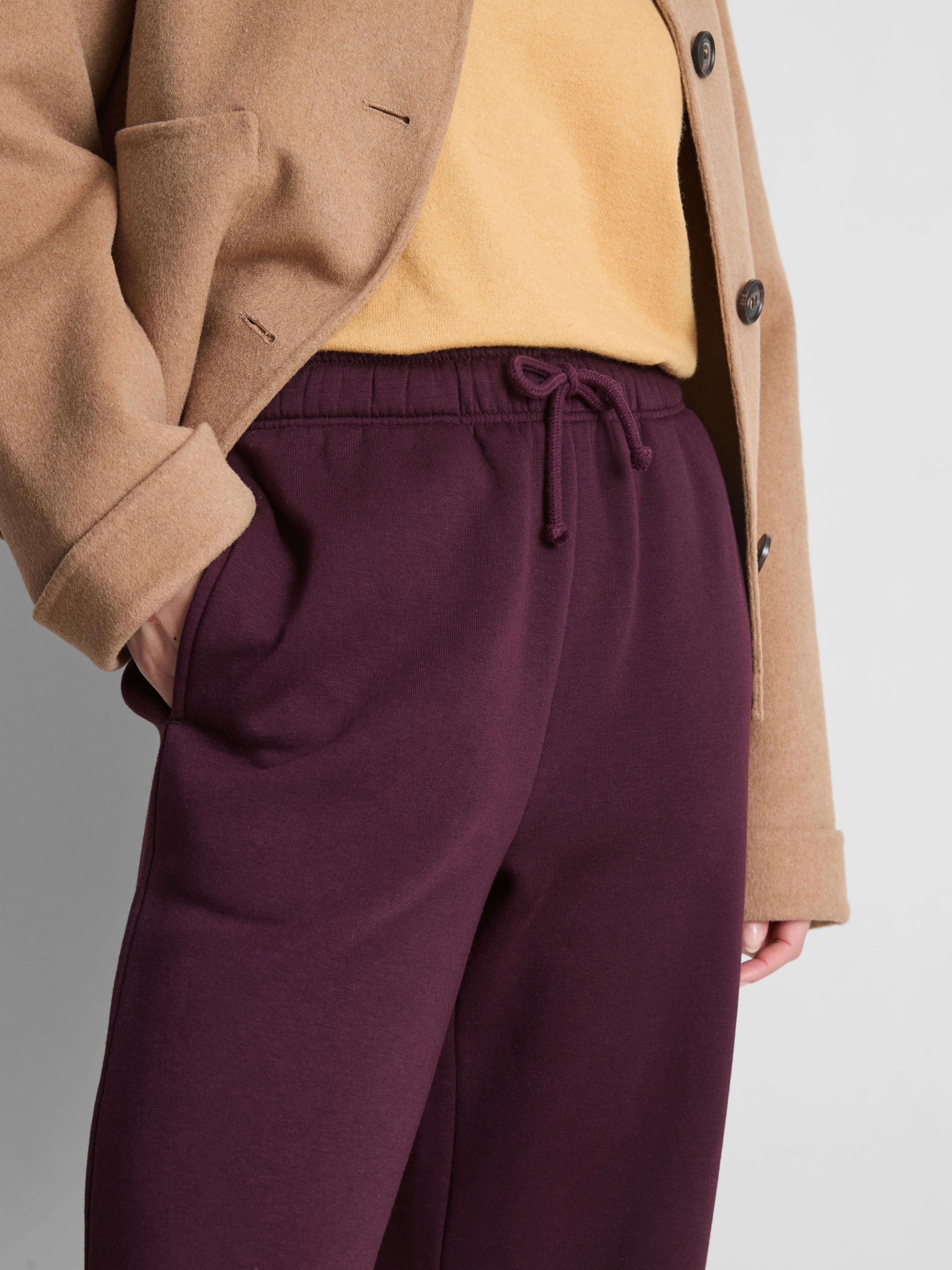 Cotton Blend Straight Leg Joggers