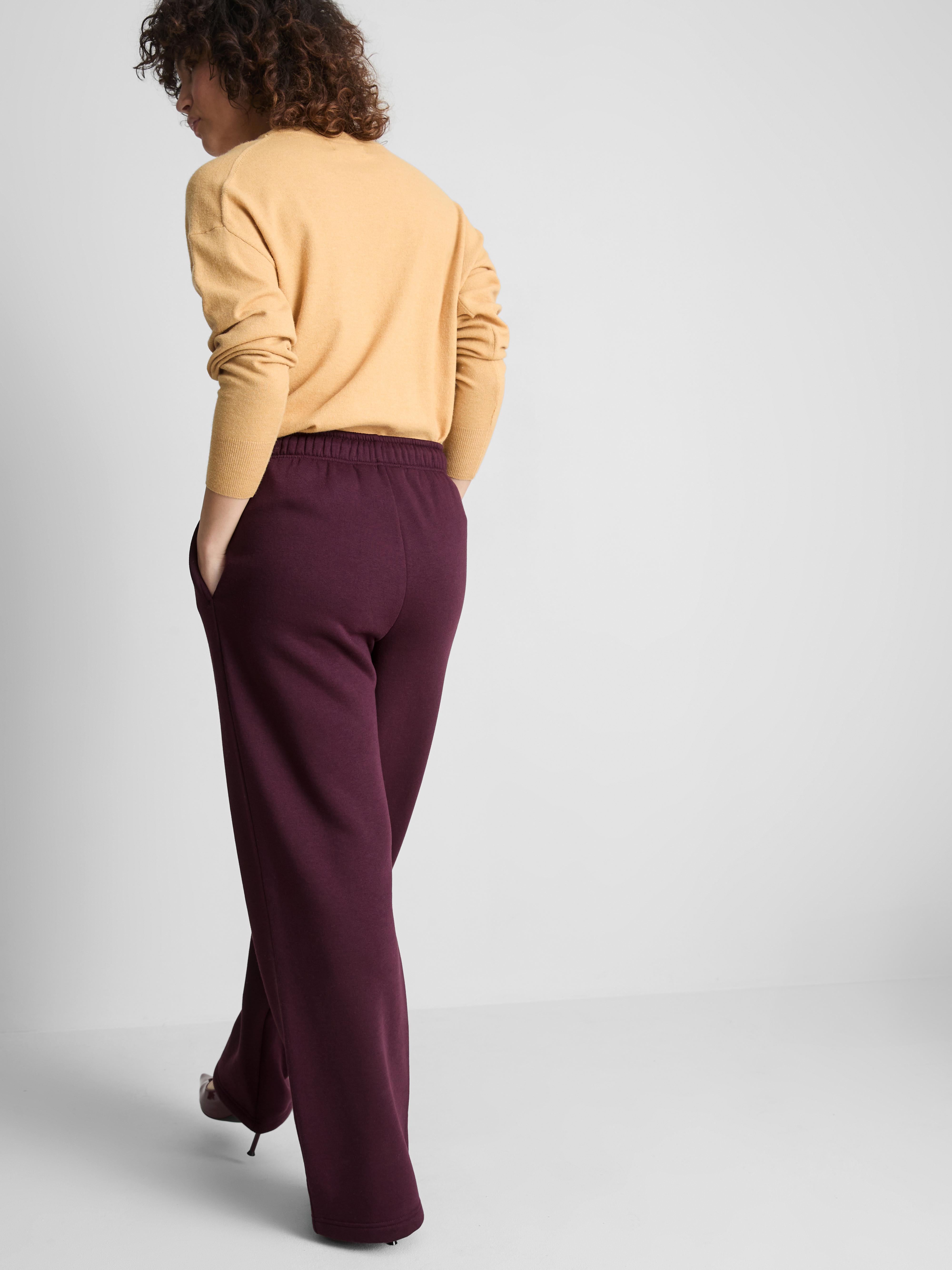 Cotton Blend Straight Leg Joggers