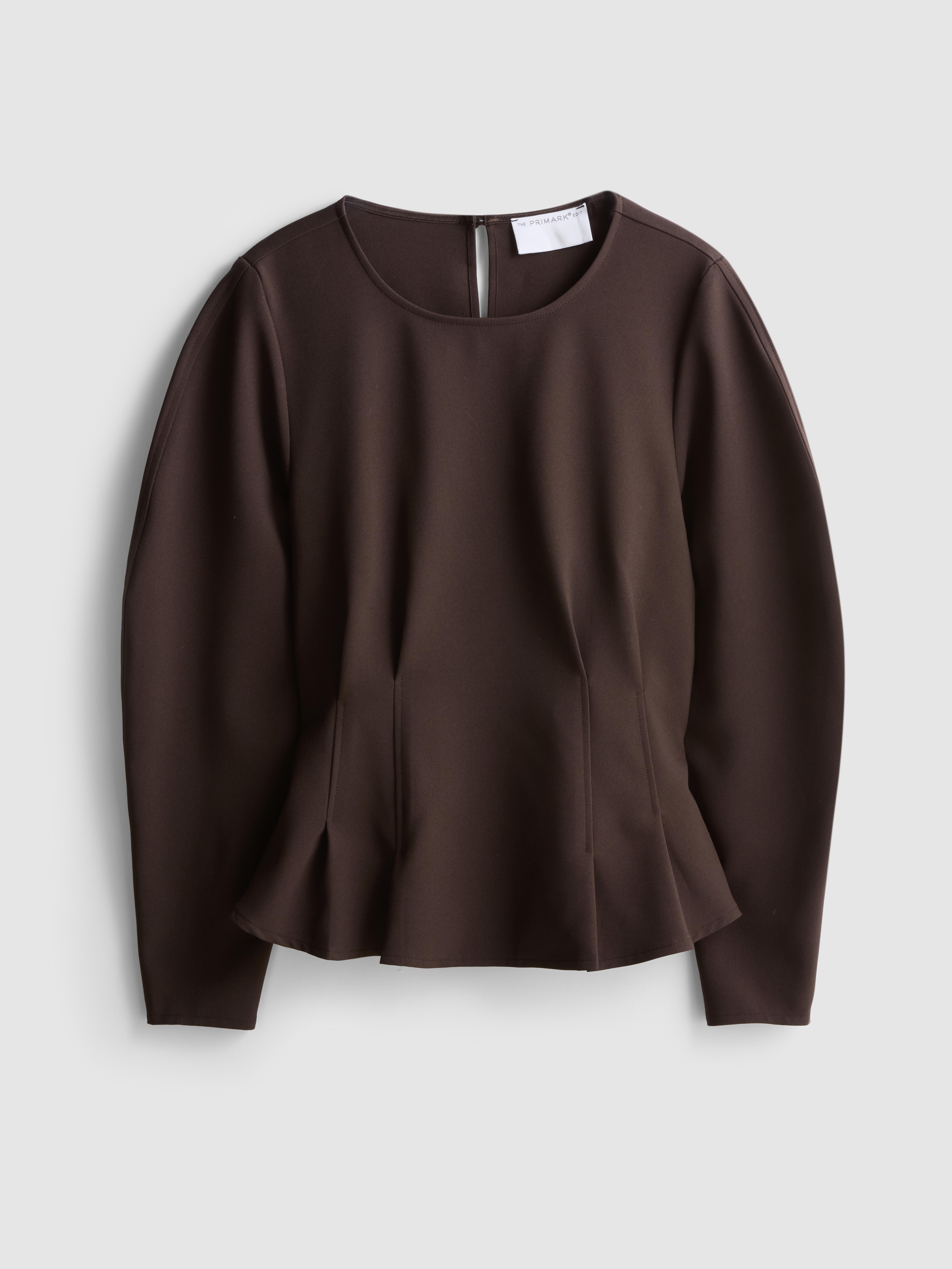 Haut à basque structurée The Edit