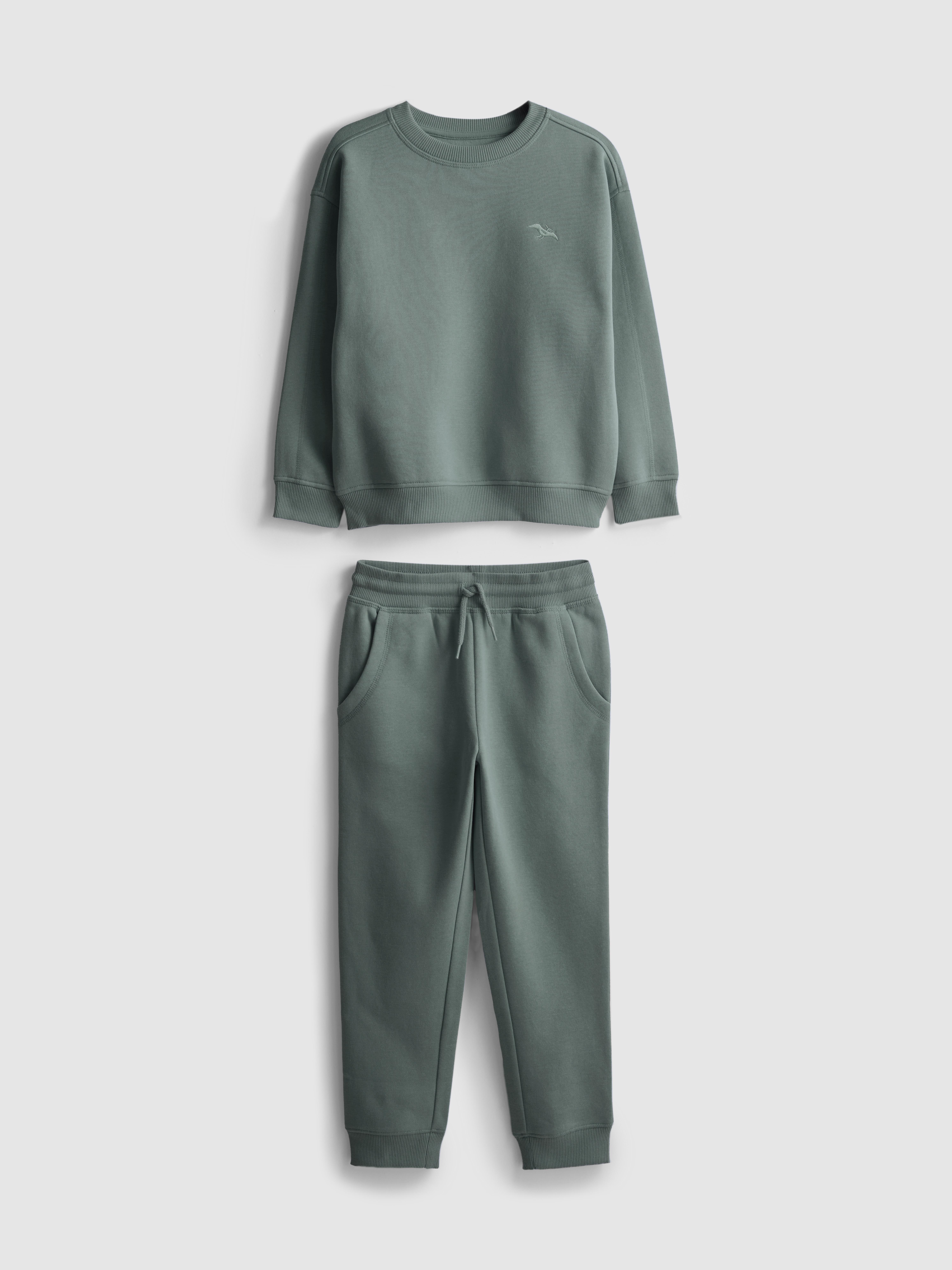 1.5-8yrs | Embroidered Sweatshirt and Joggers Set