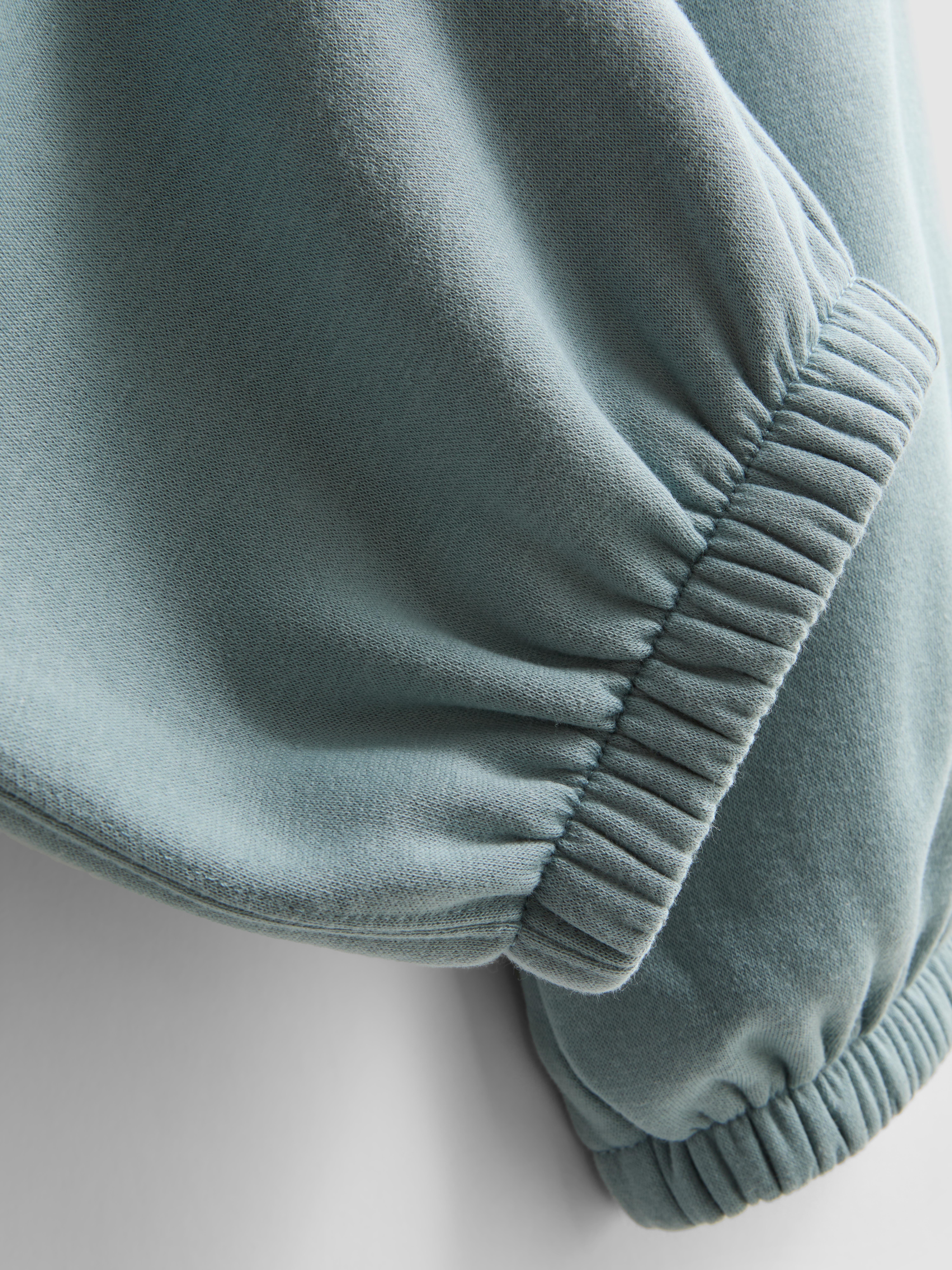 Joggingbroek van katoenmix met enkelboorden