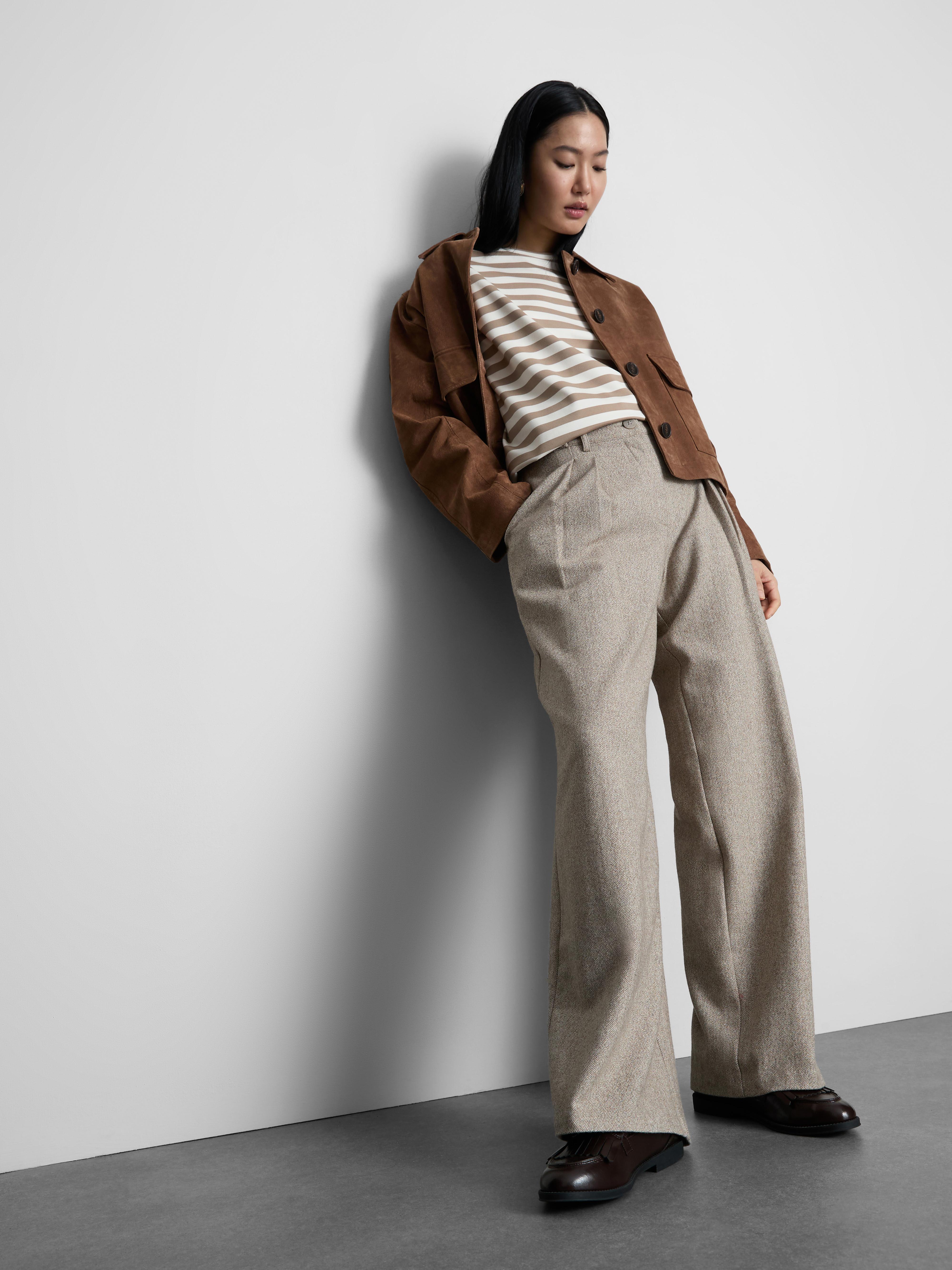 The Edit Striped Crew Neck Tee