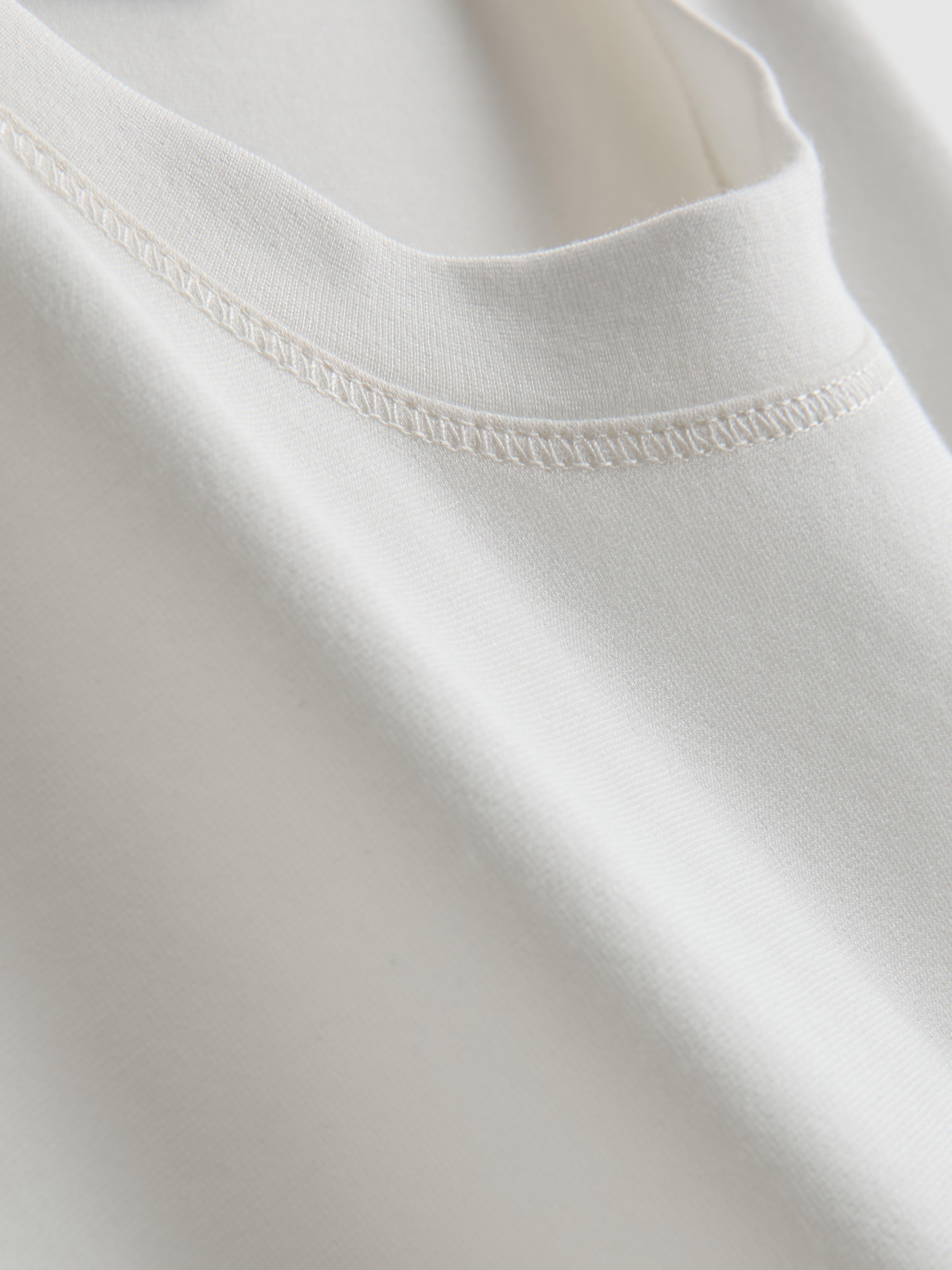 Women's White The Edit Slim Fit T-Shirt