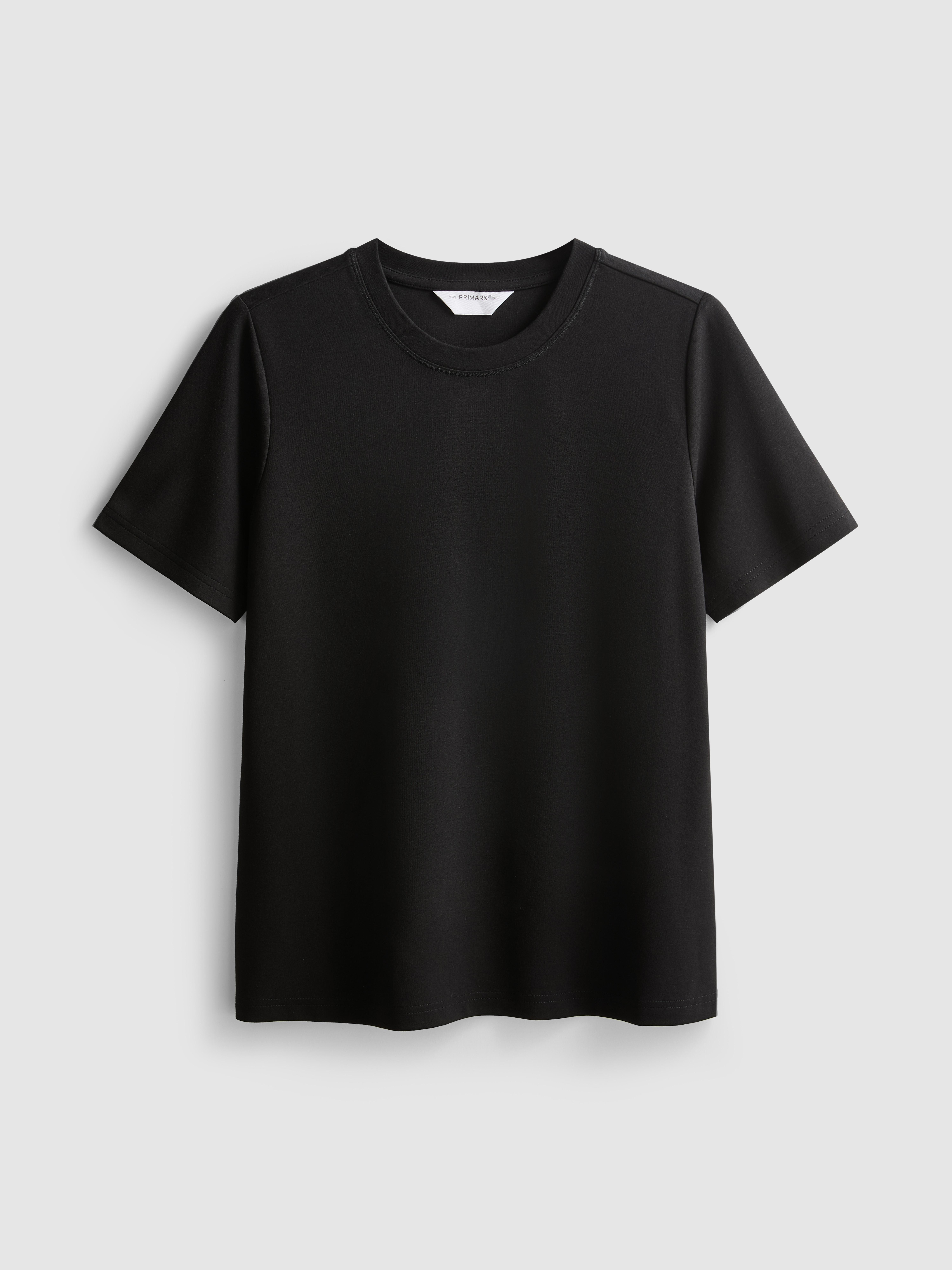 Women's Black The Edit Slim Fit T-Shirt
