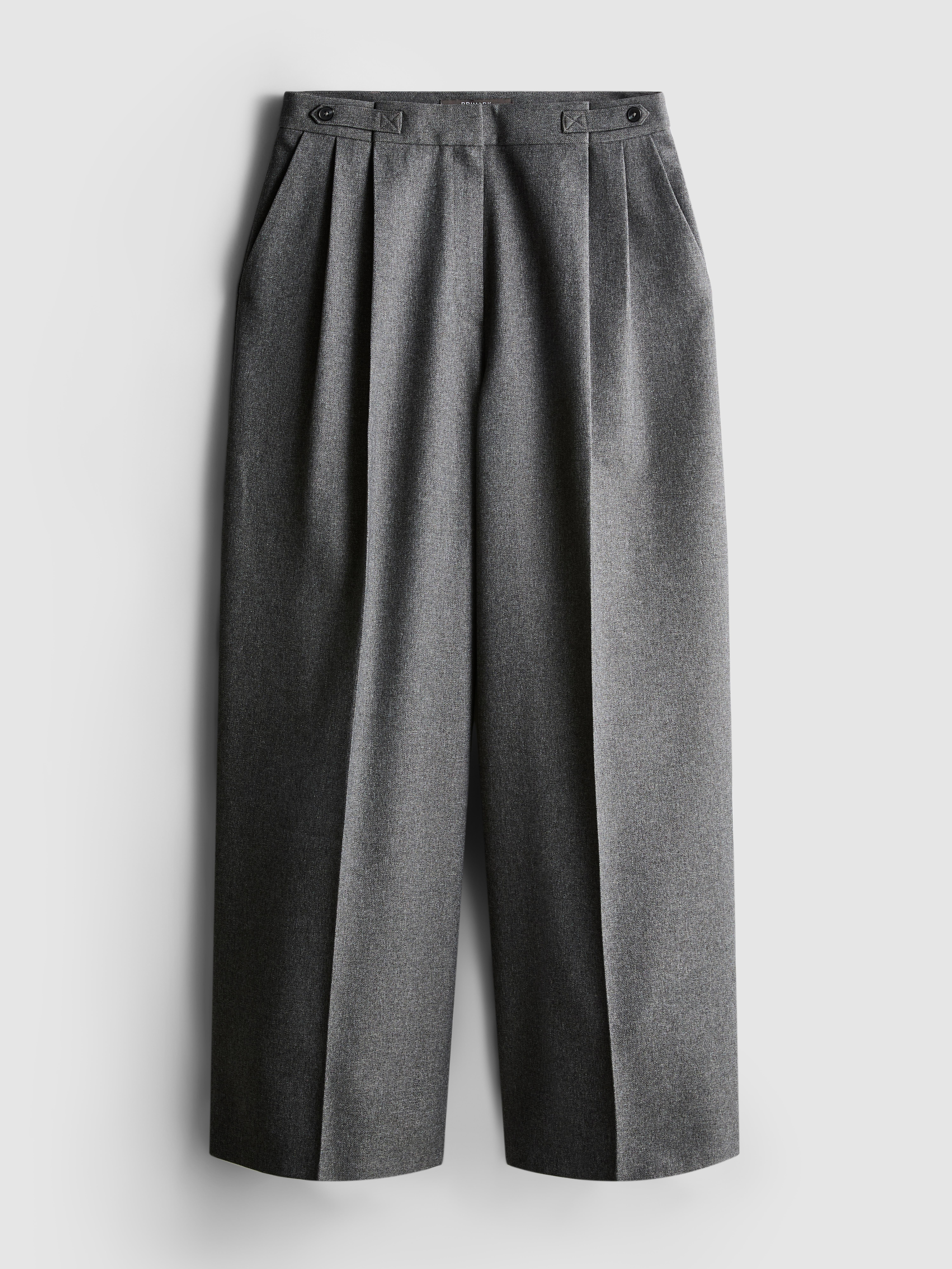 Women's Gray Heather Wide Leg Pants