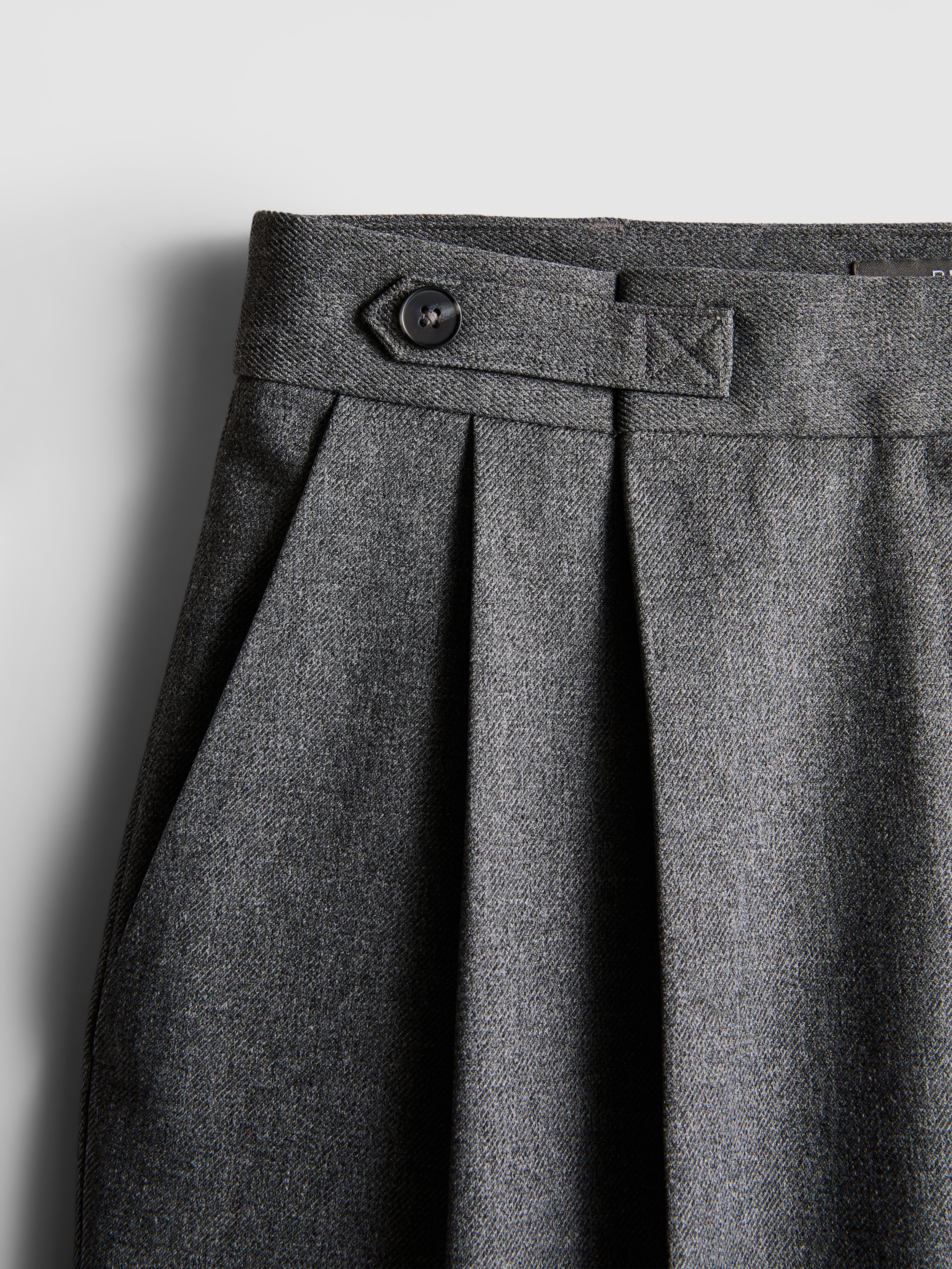 Women's Gray Heather Wide Leg Pants