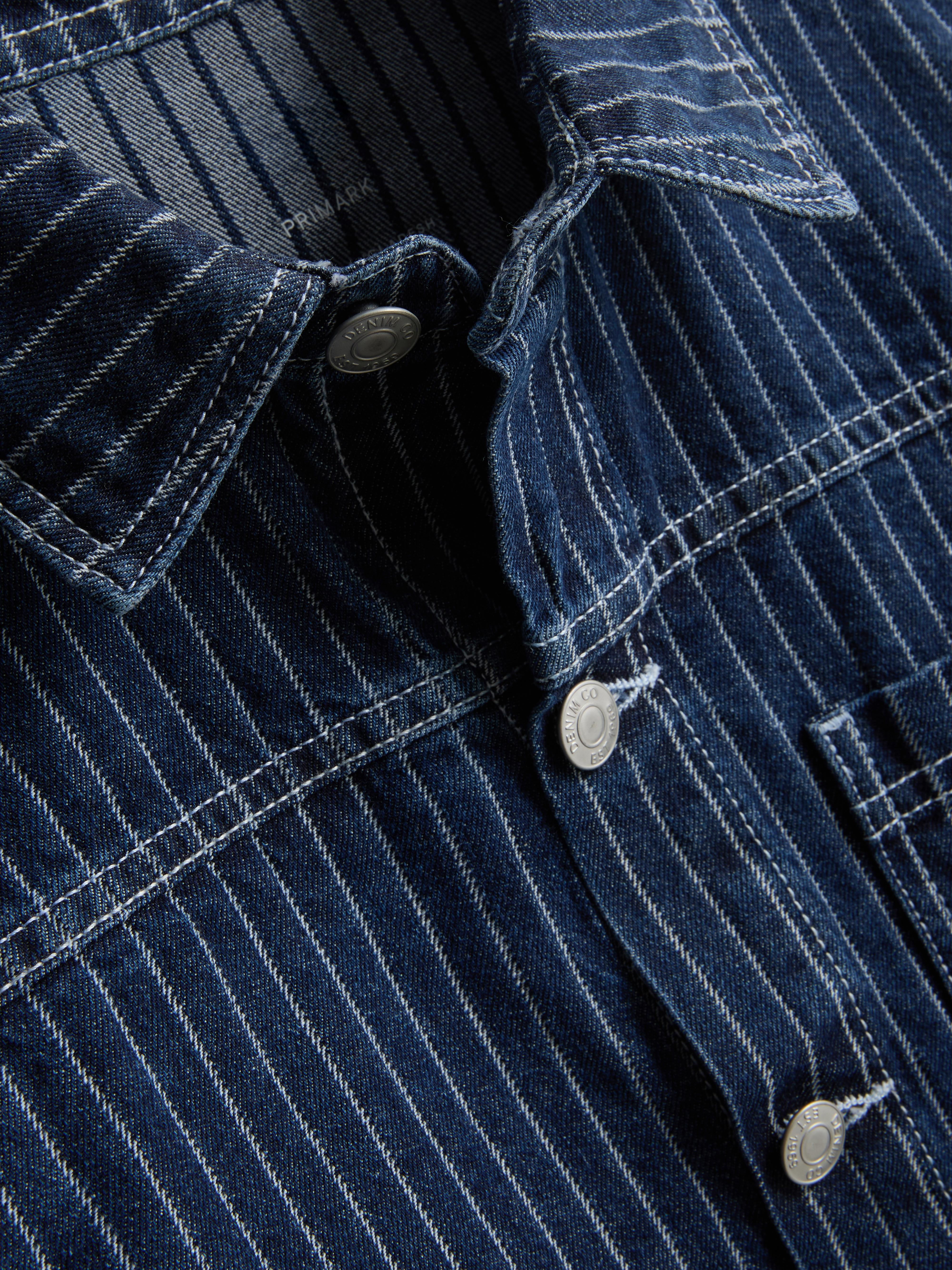 7-15yrs | Stripe Denim Jacket