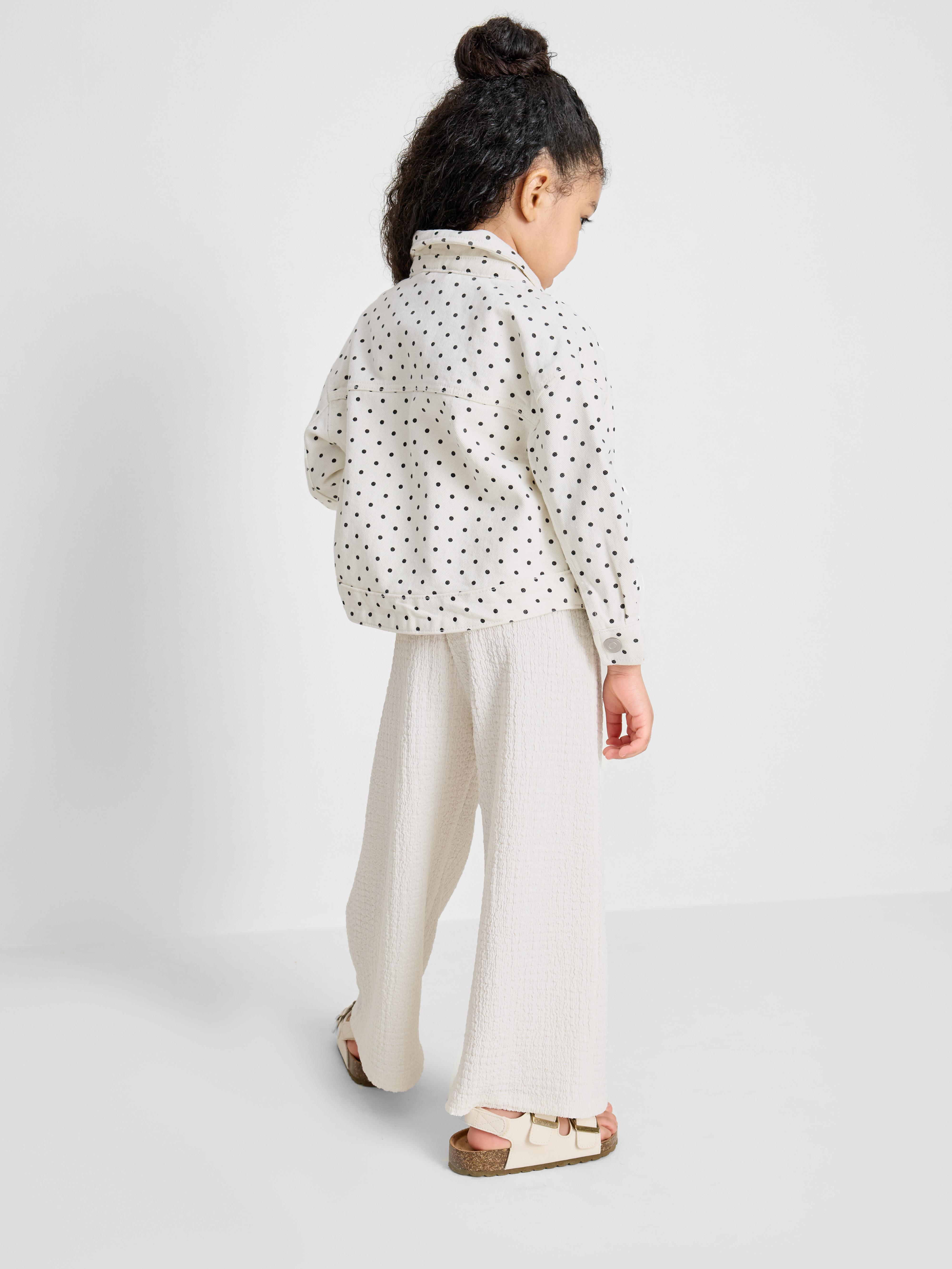 1,5-8 anni | Giacca in denim a pois