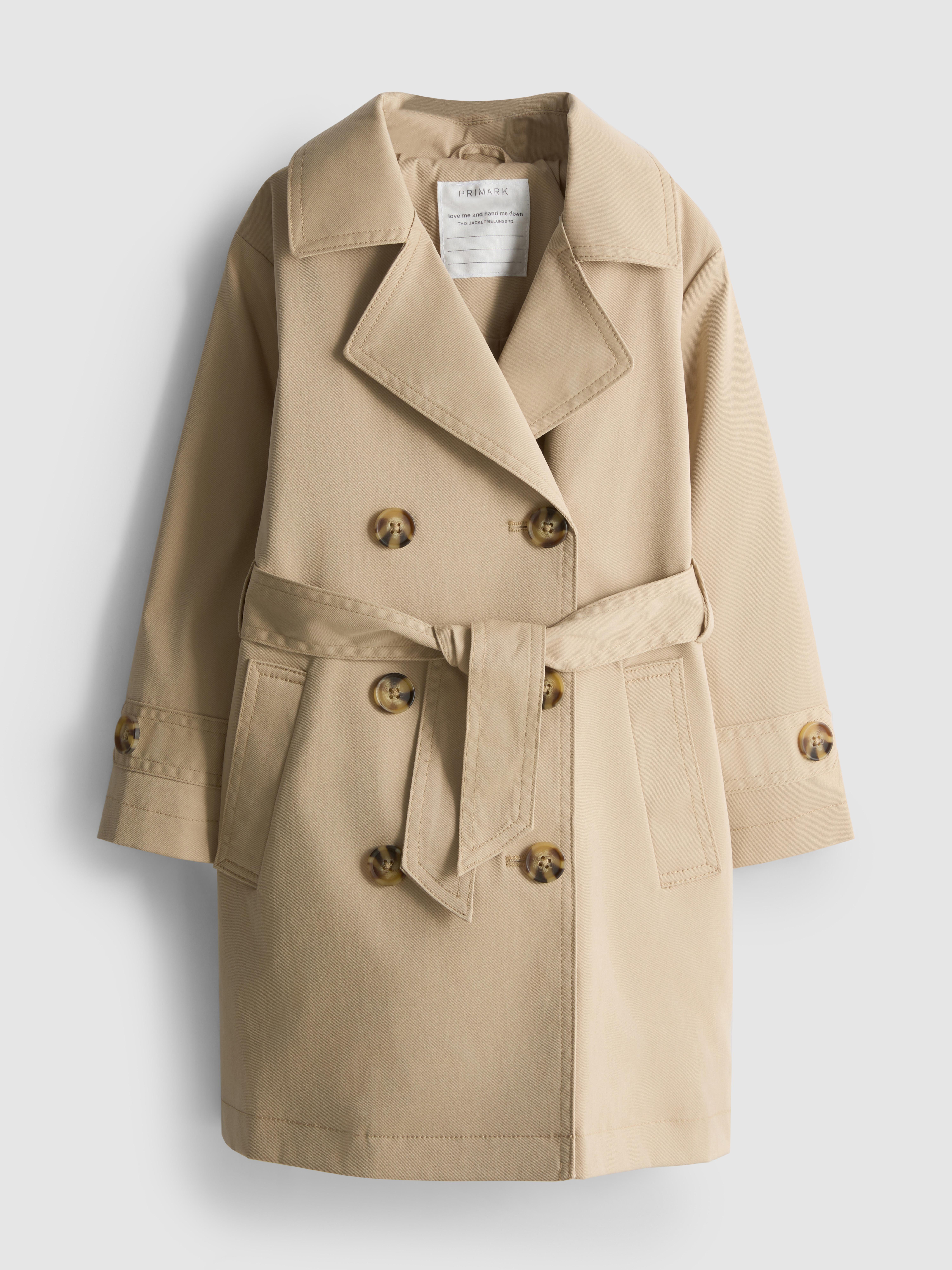 1.5-8yrs | Double-Breasted Trench Coat