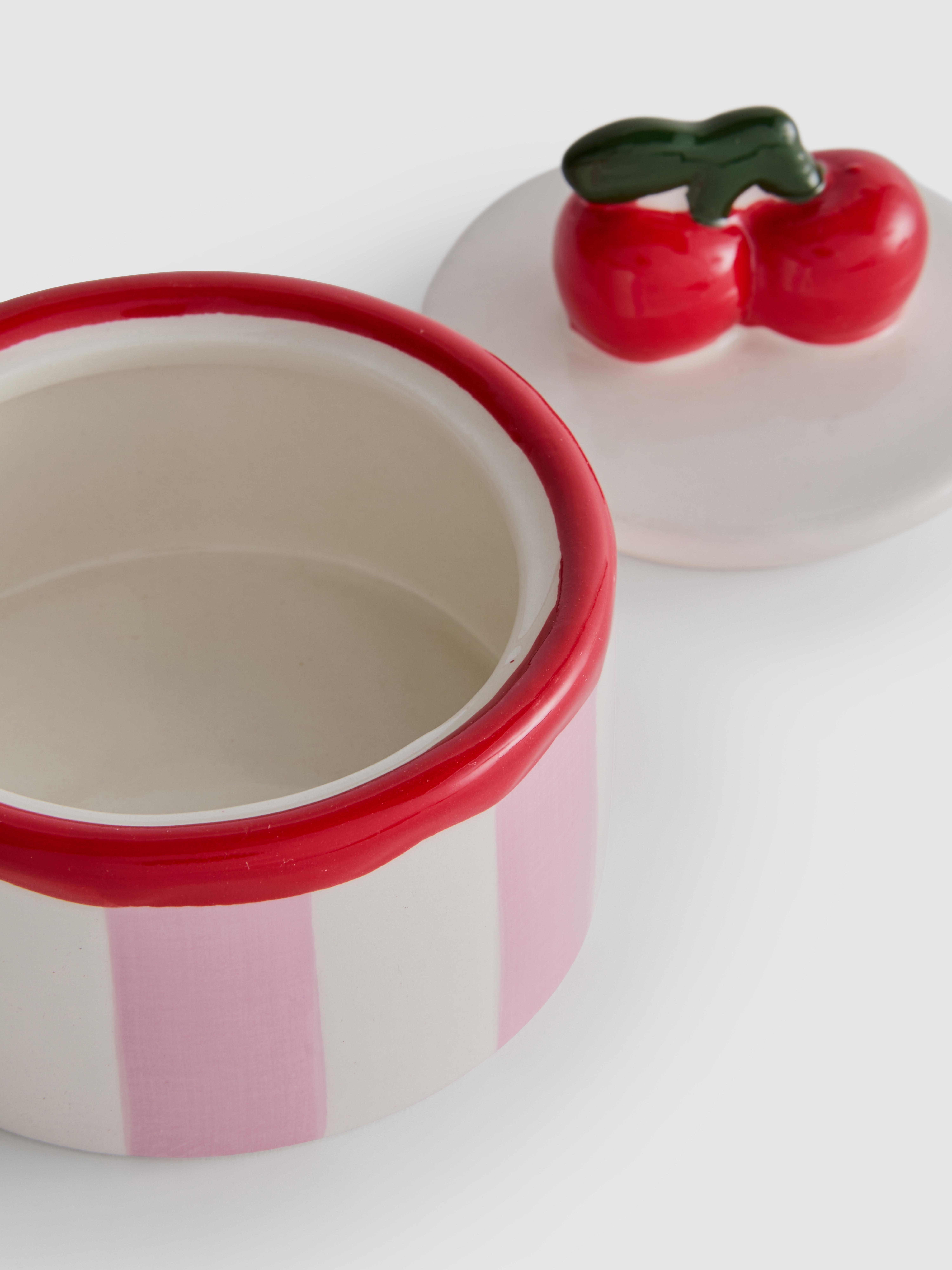 Lidded Cherry Trinket Dish