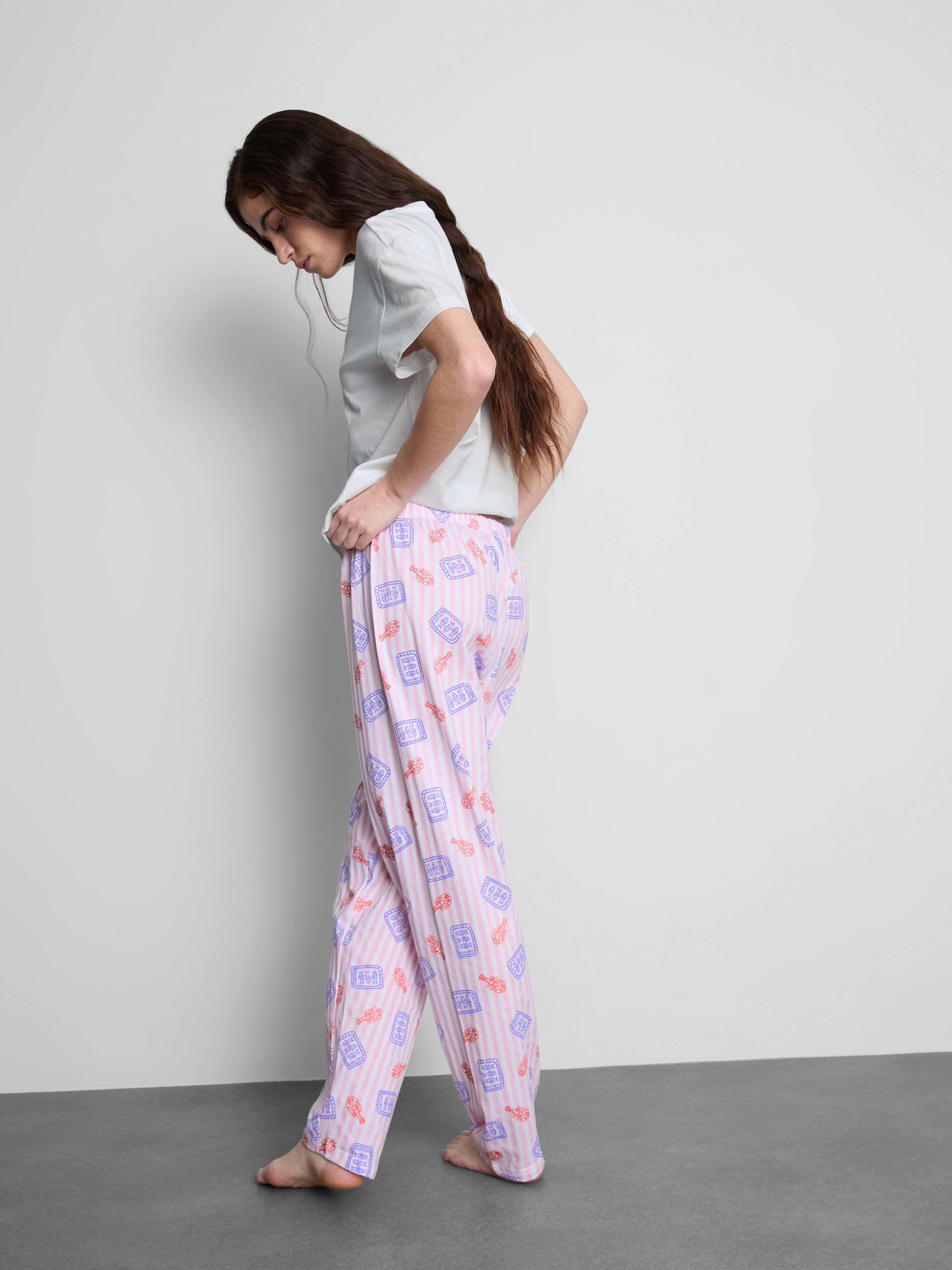 Katoenen pyjama met print