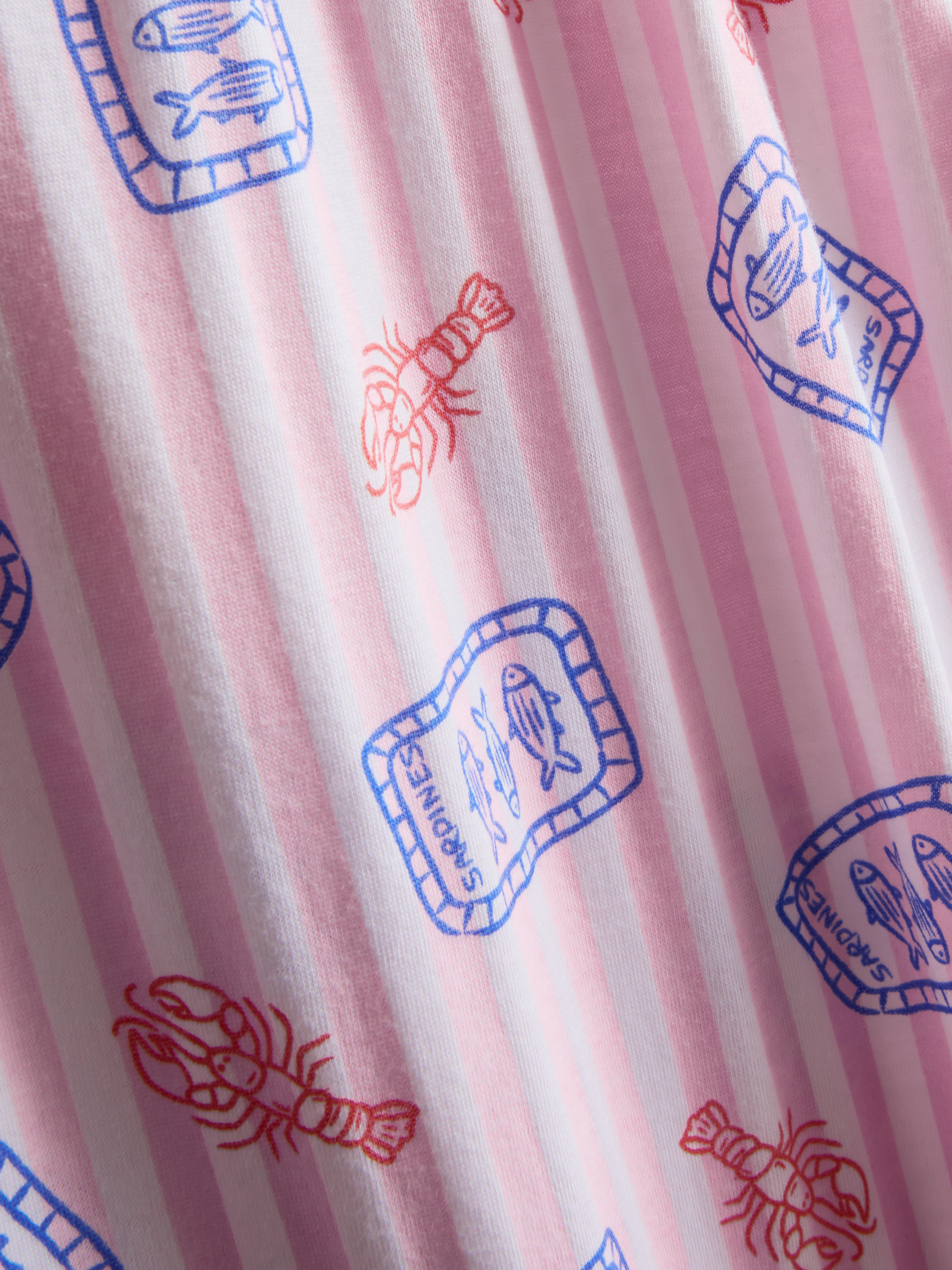 Katoenen pyjama met print