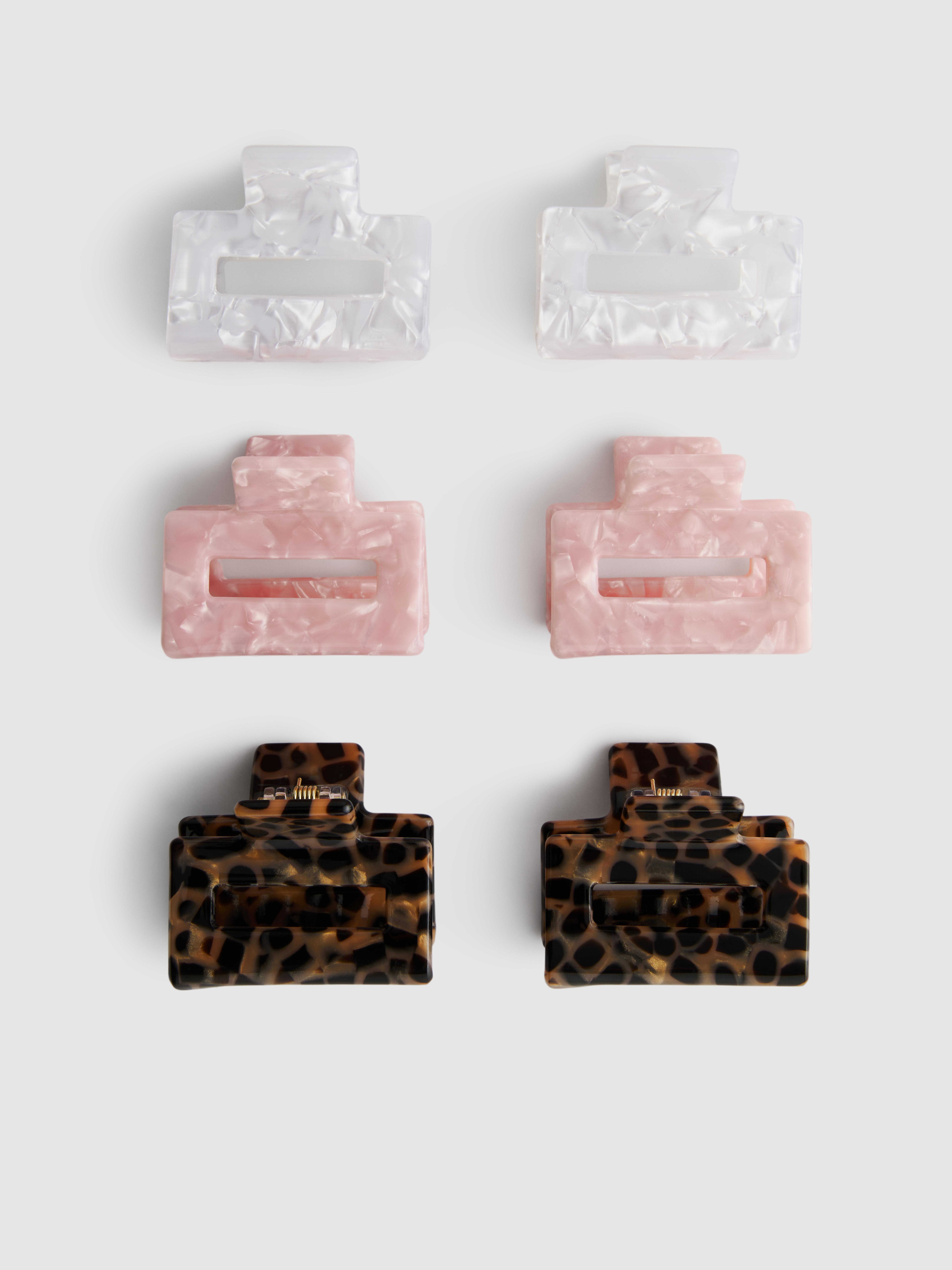 Lot de 6 pinces rectangulaires