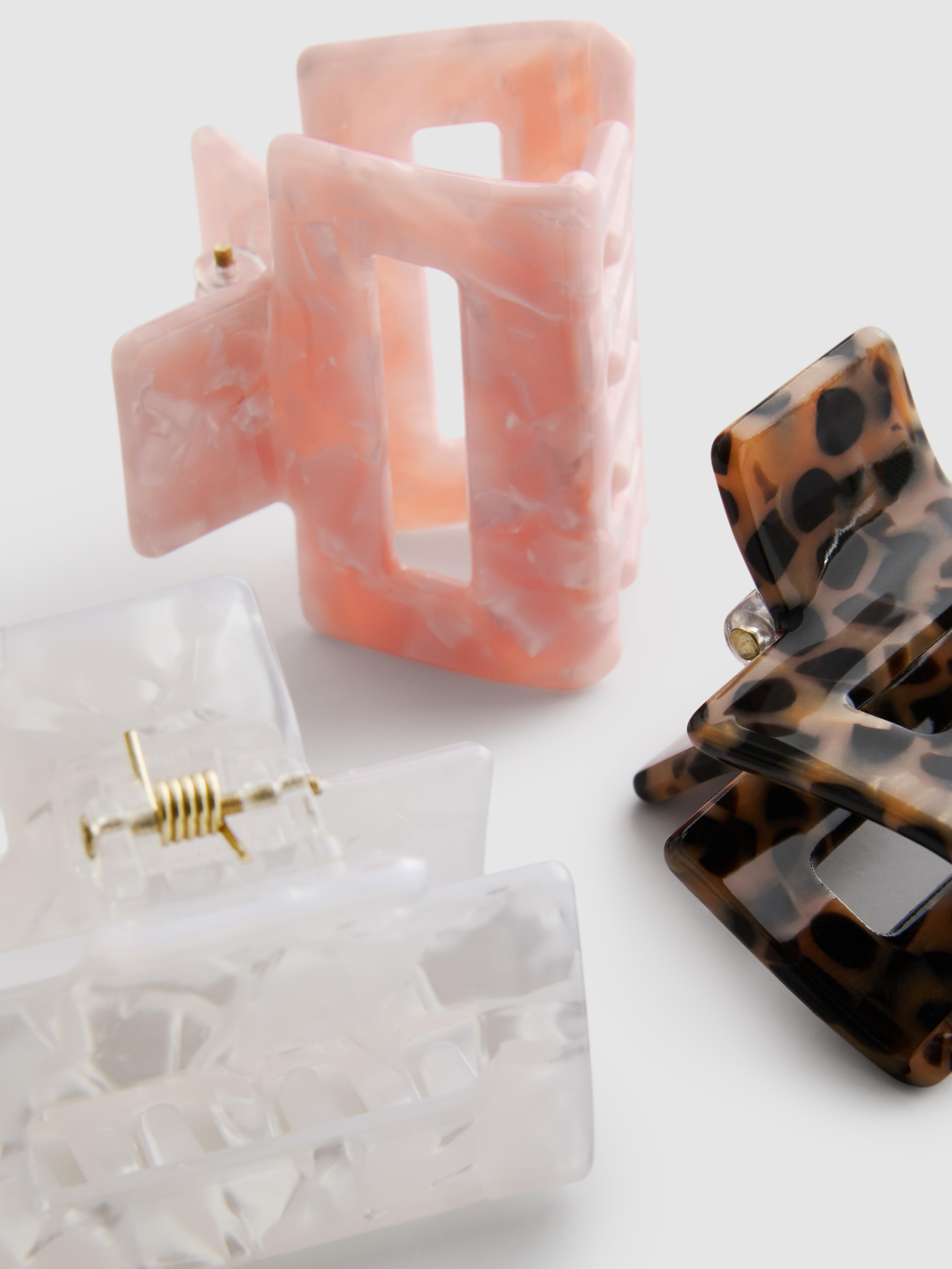 Lot de 6 pinces rectangulaires