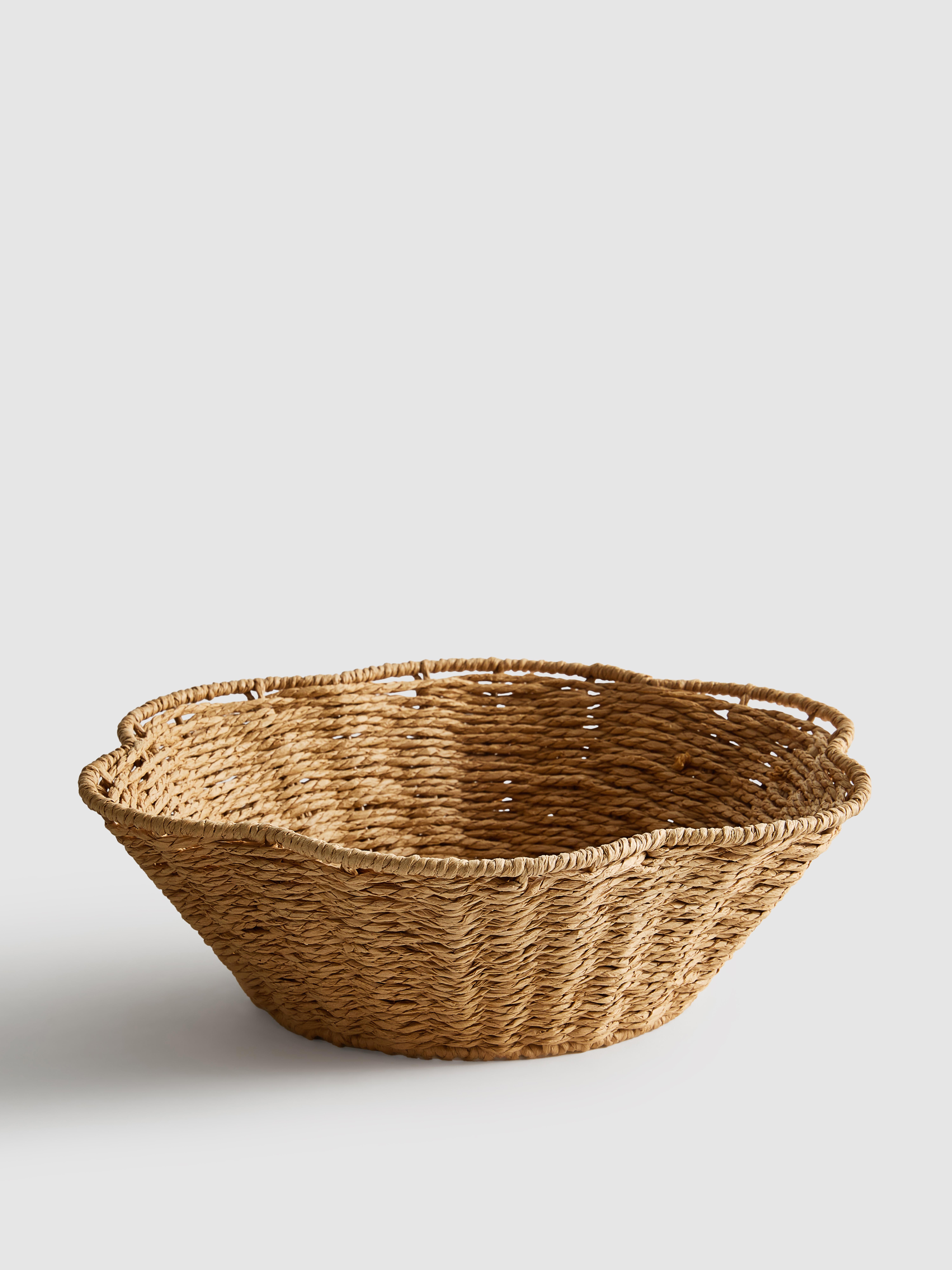 Flower Shaped Woven Basket