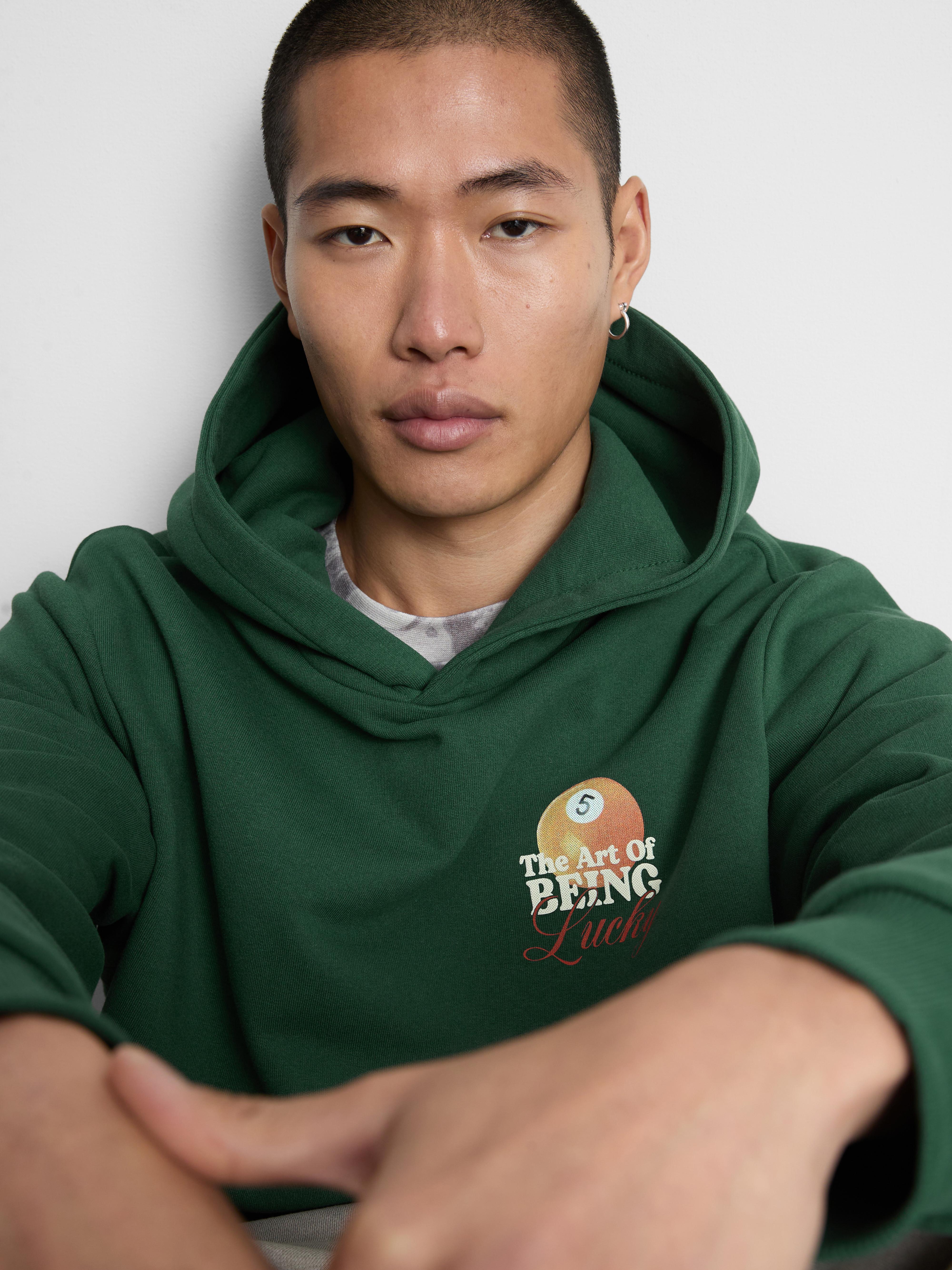 The Art Of Being lucky Graphic  Hoodie