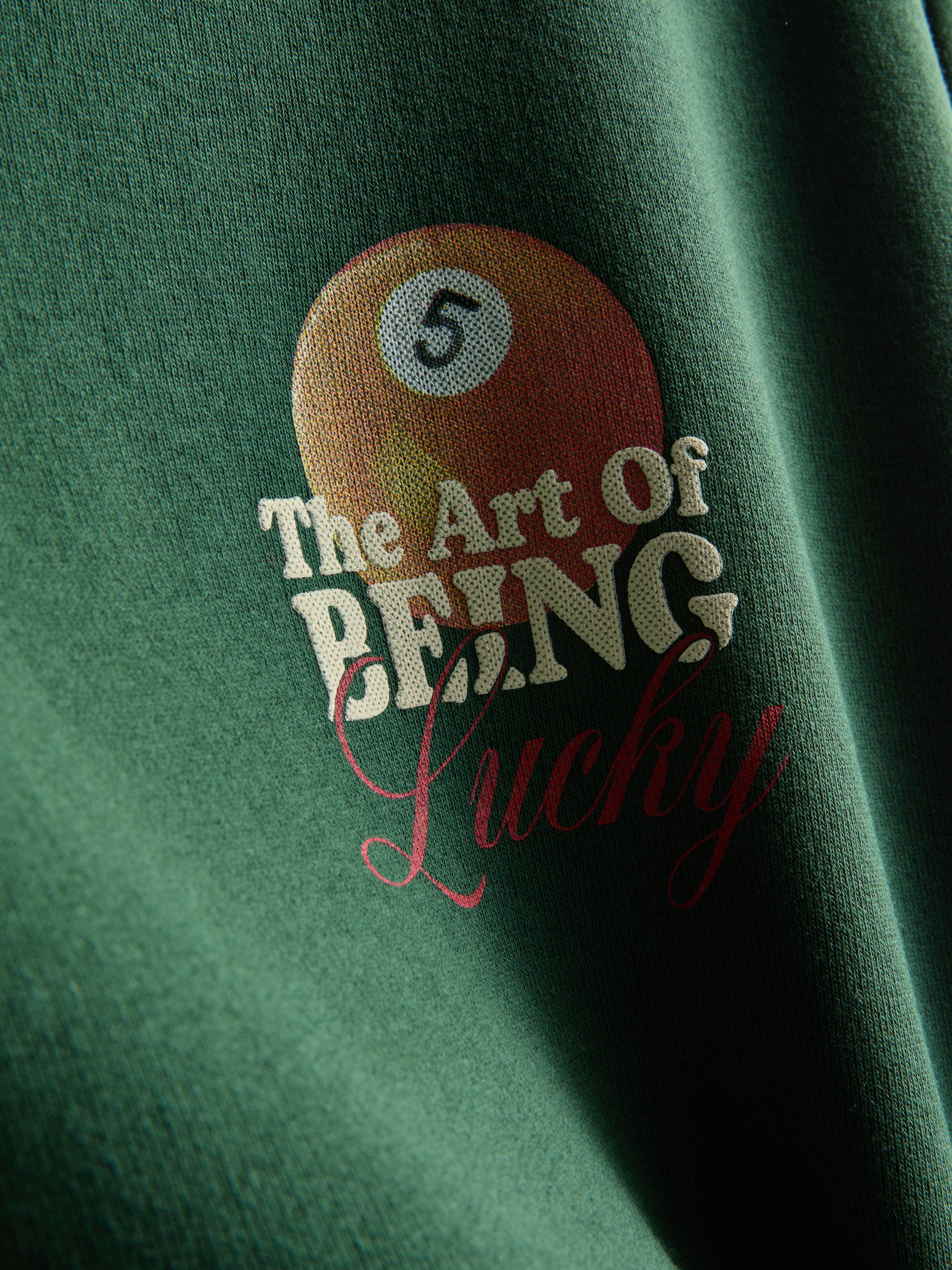 The Art Of Being lucky Graphic  Hoodie