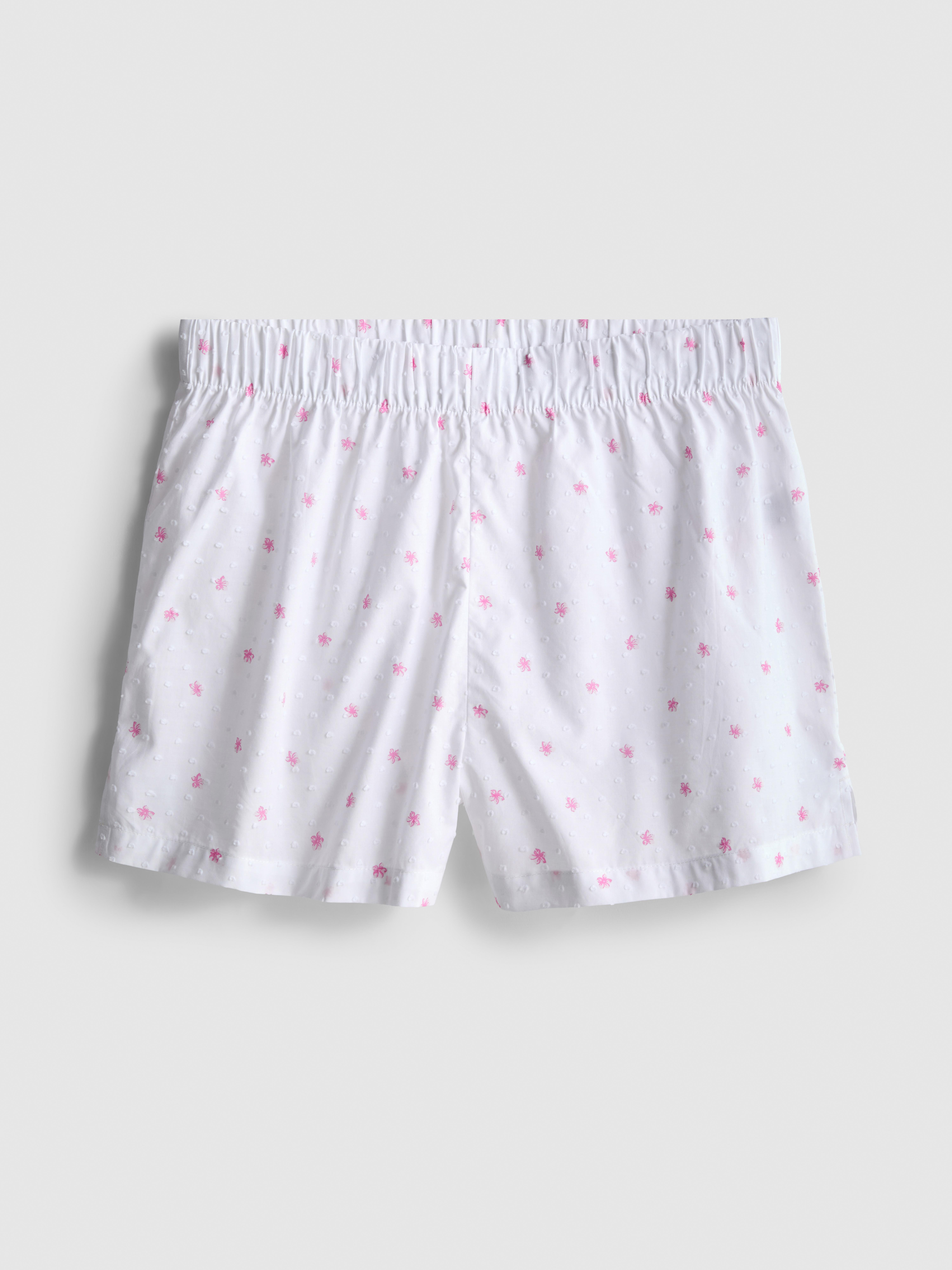 Cotton Woven Pajama Shorts