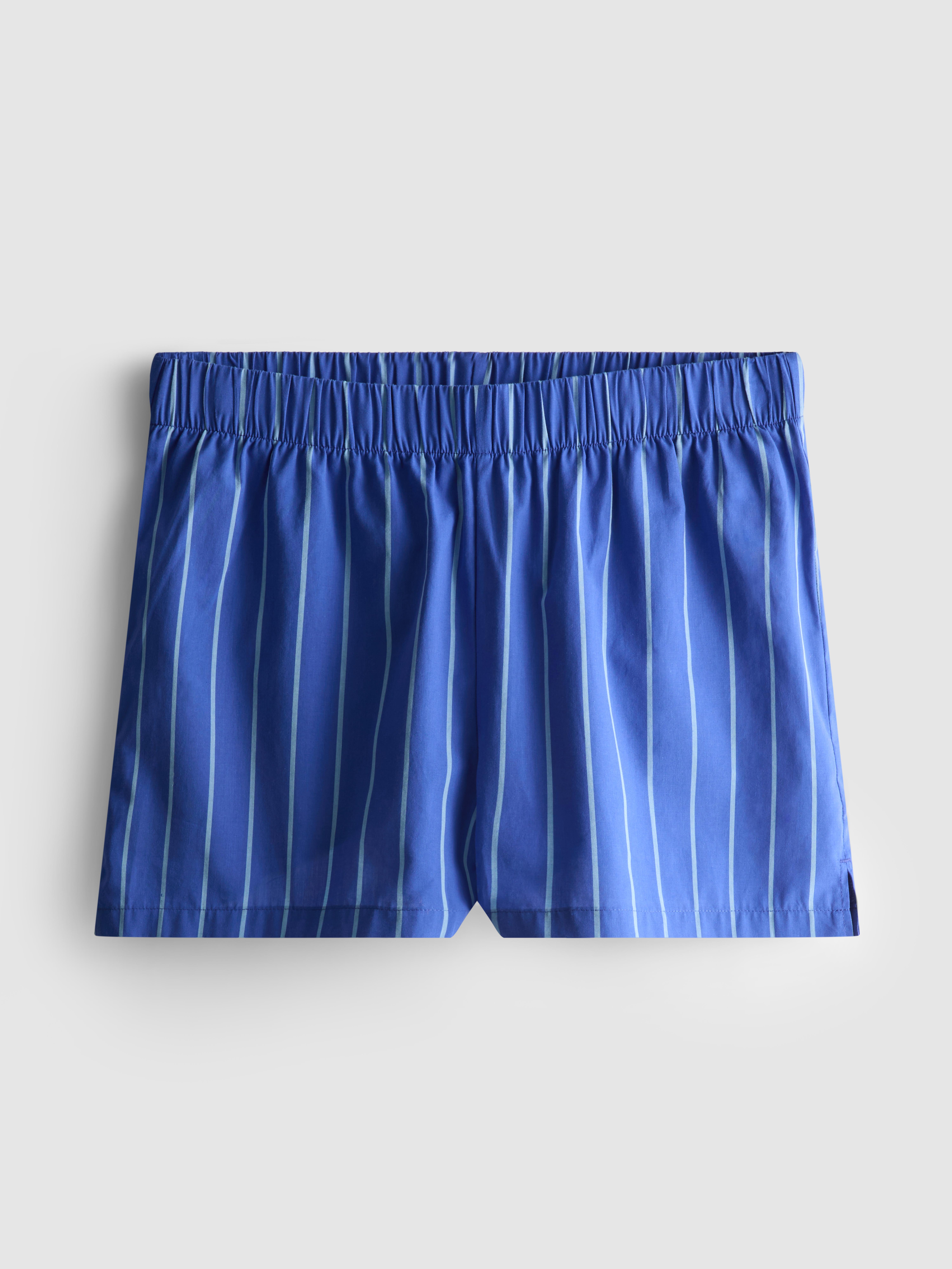 Cotton Woven Pajama Shorts