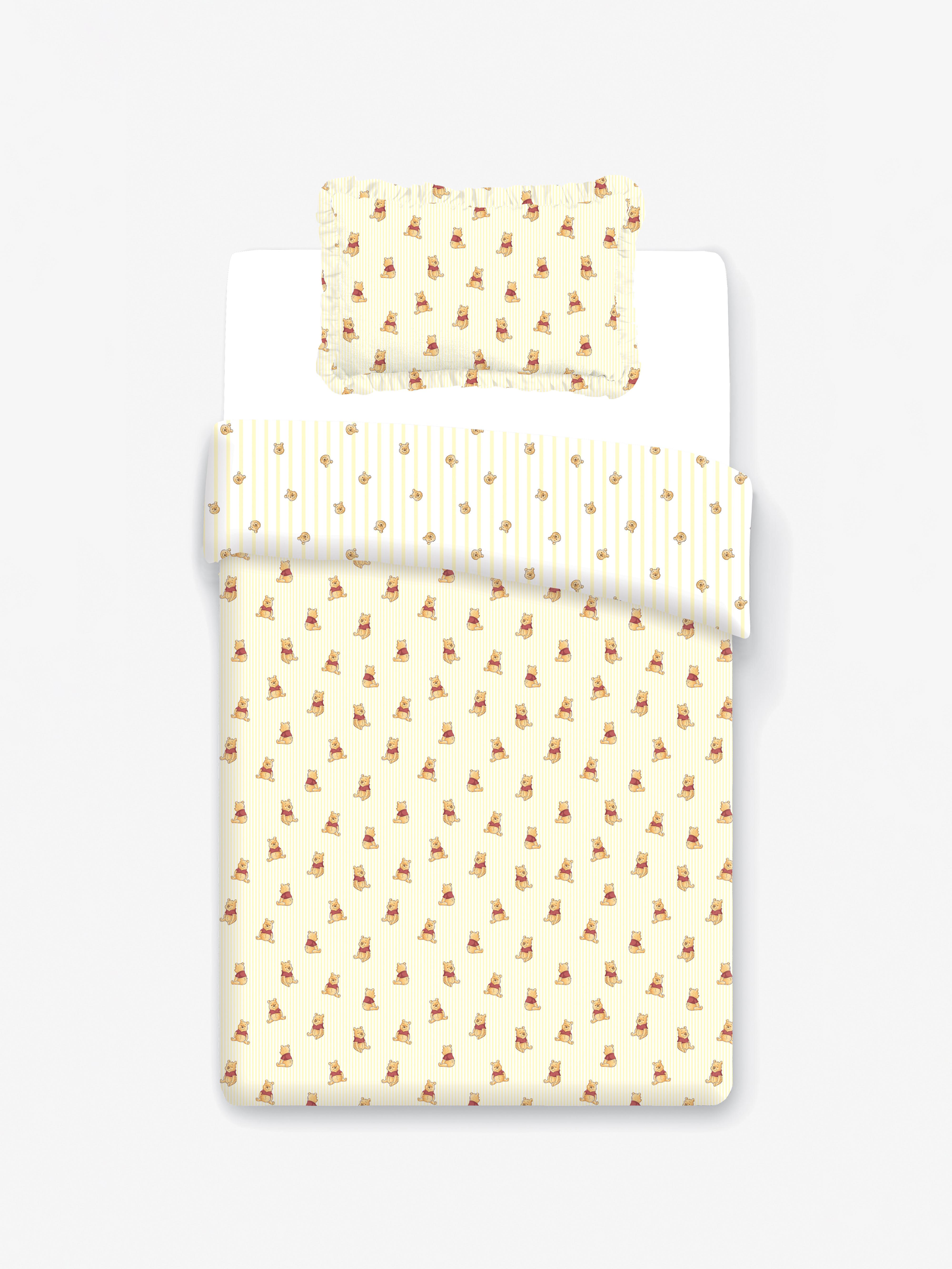 Parure de lit simple Disney Winnie l'ourson