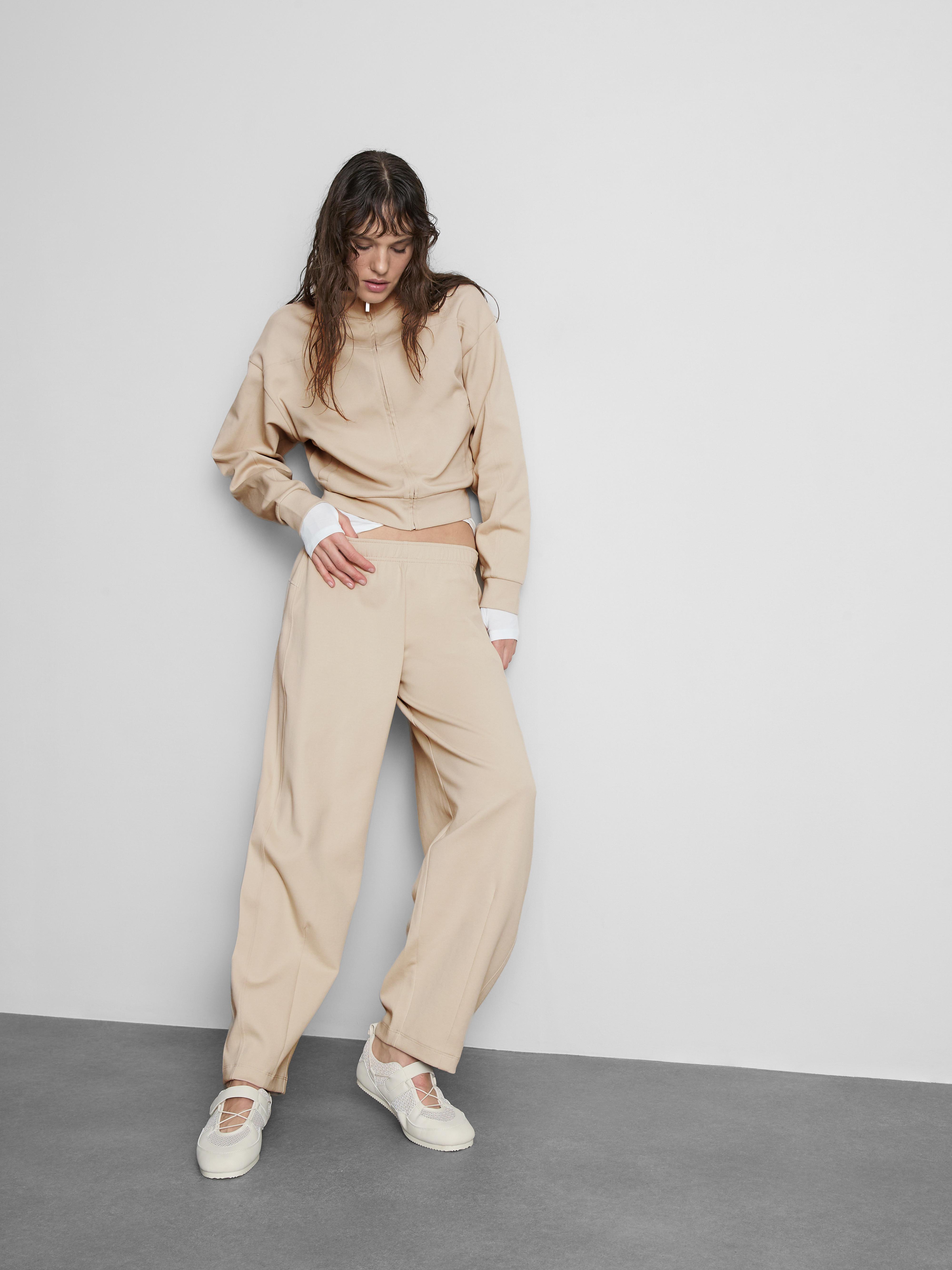 Rita Ora Cotton Rich Barrel Tracksuit Bottoms