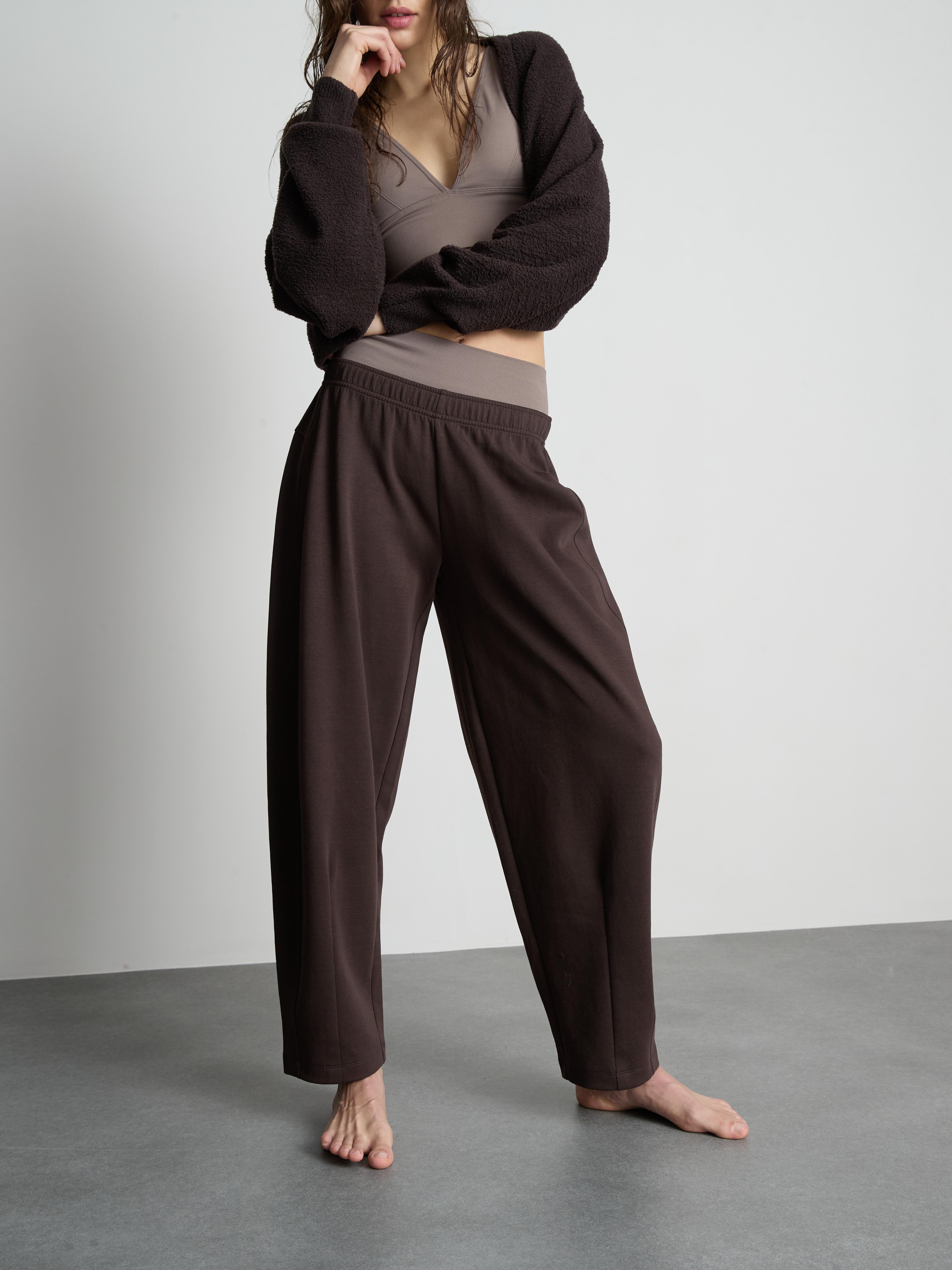 Rita Ora Cotton Rich Barrel Tracksuit Bottoms