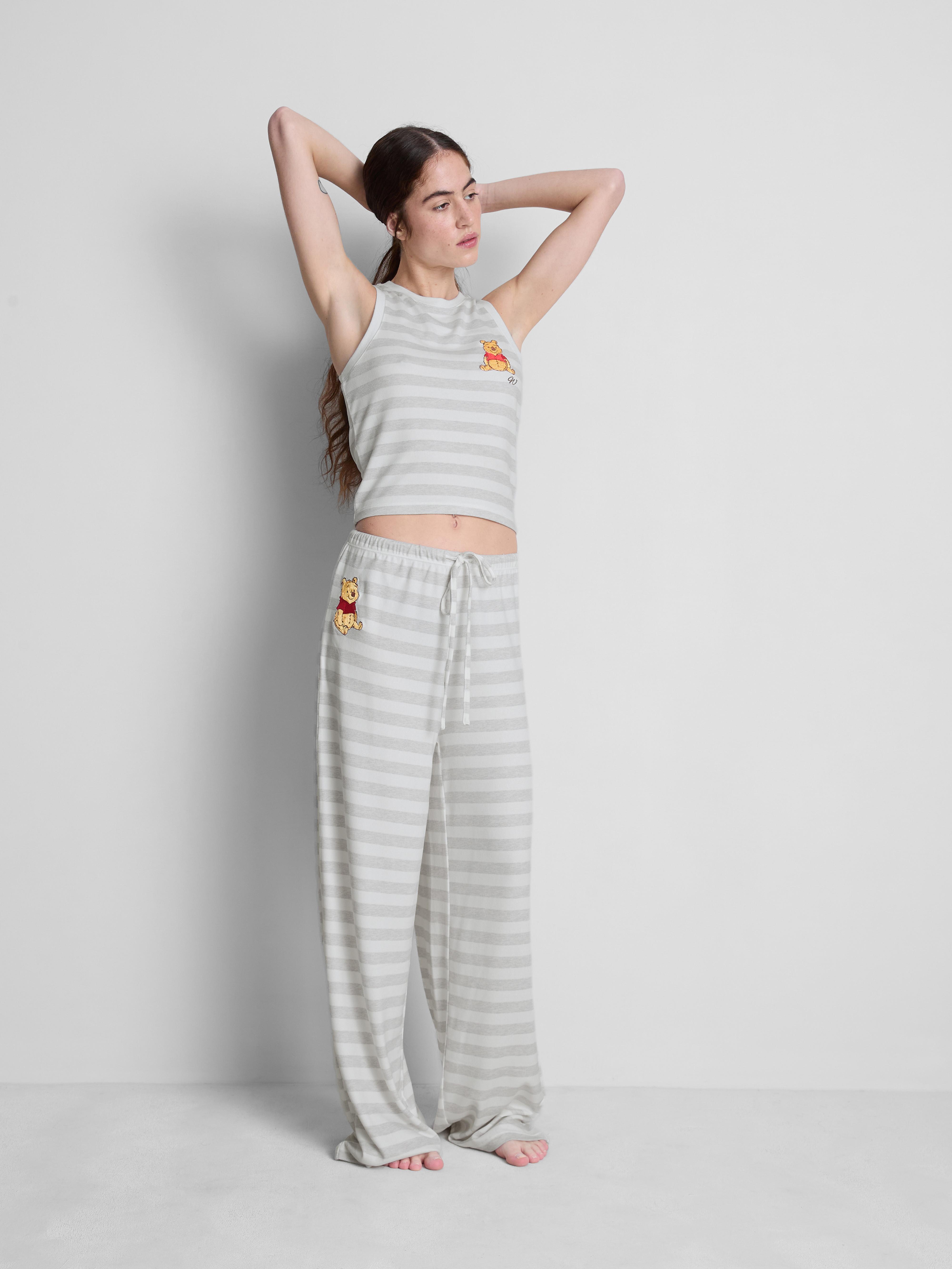 Women's Gray Heather Disney’s Winnie the Pooh Pajamas