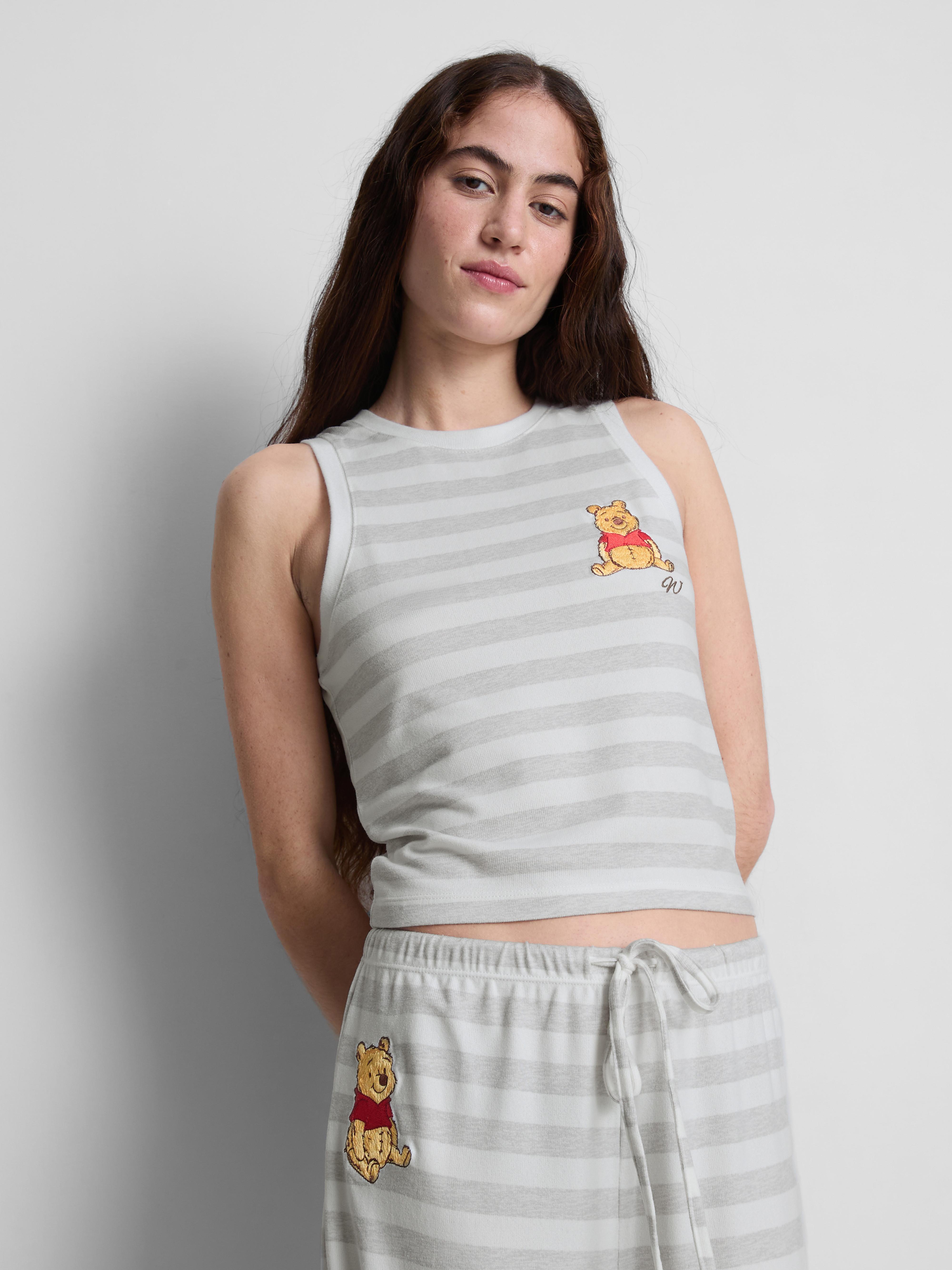 Women's Gray Heather Disney’s Winnie the Pooh Pajamas