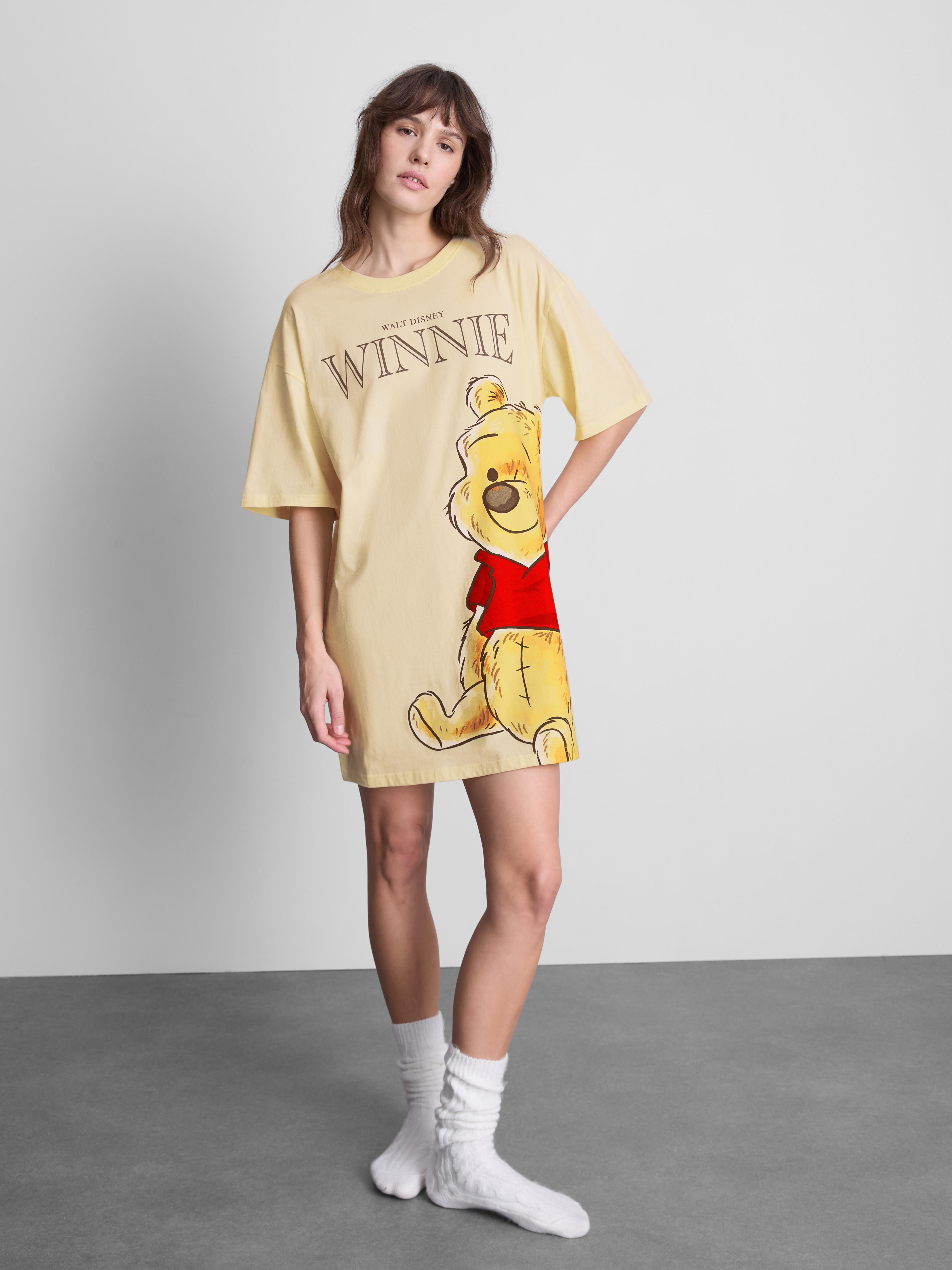 Women's Light Yellow Disney’s Winnie the Pooh Sleep Tee