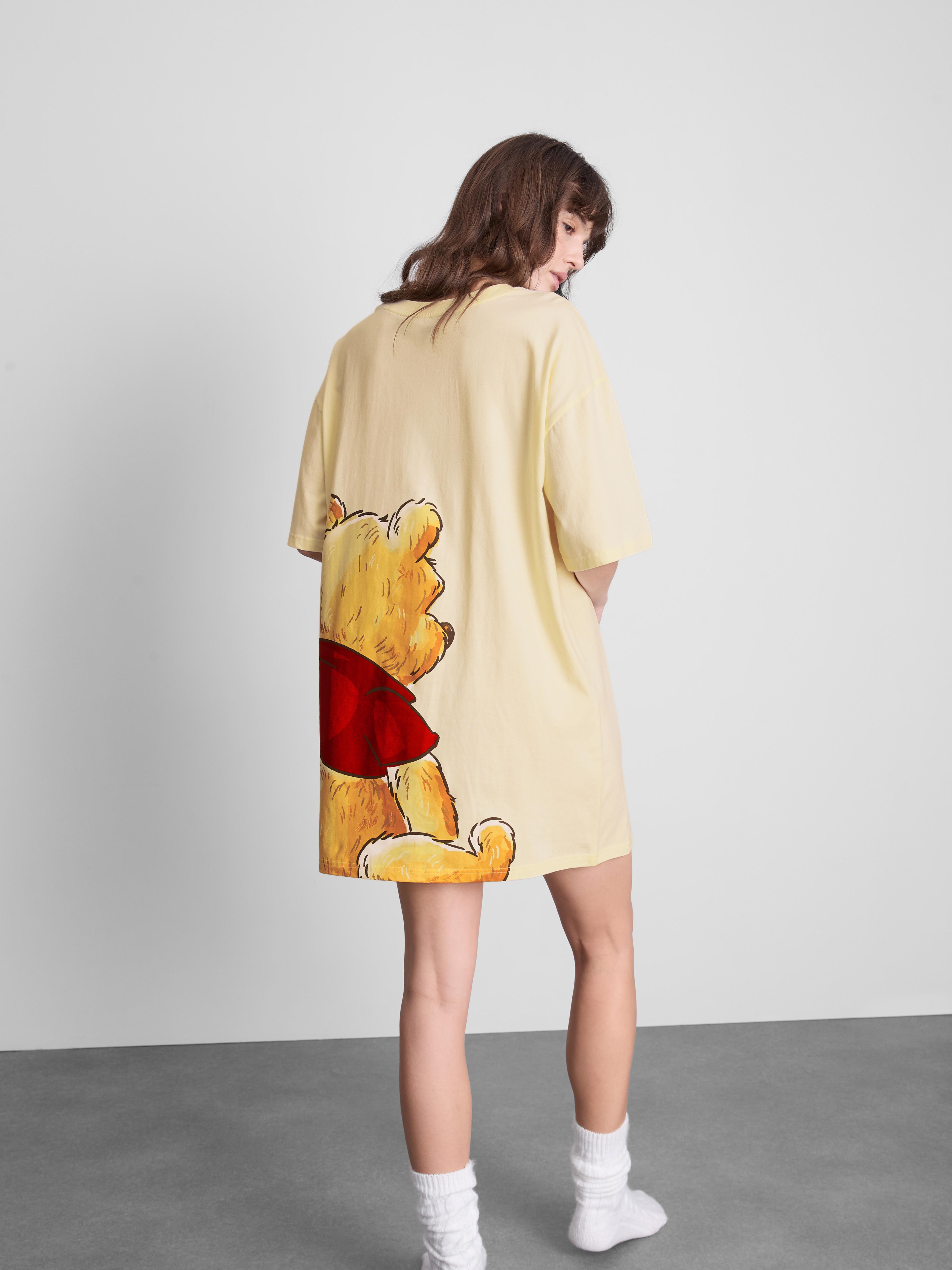 Women's Light Yellow Disney’s Winnie the Pooh Sleep Tee