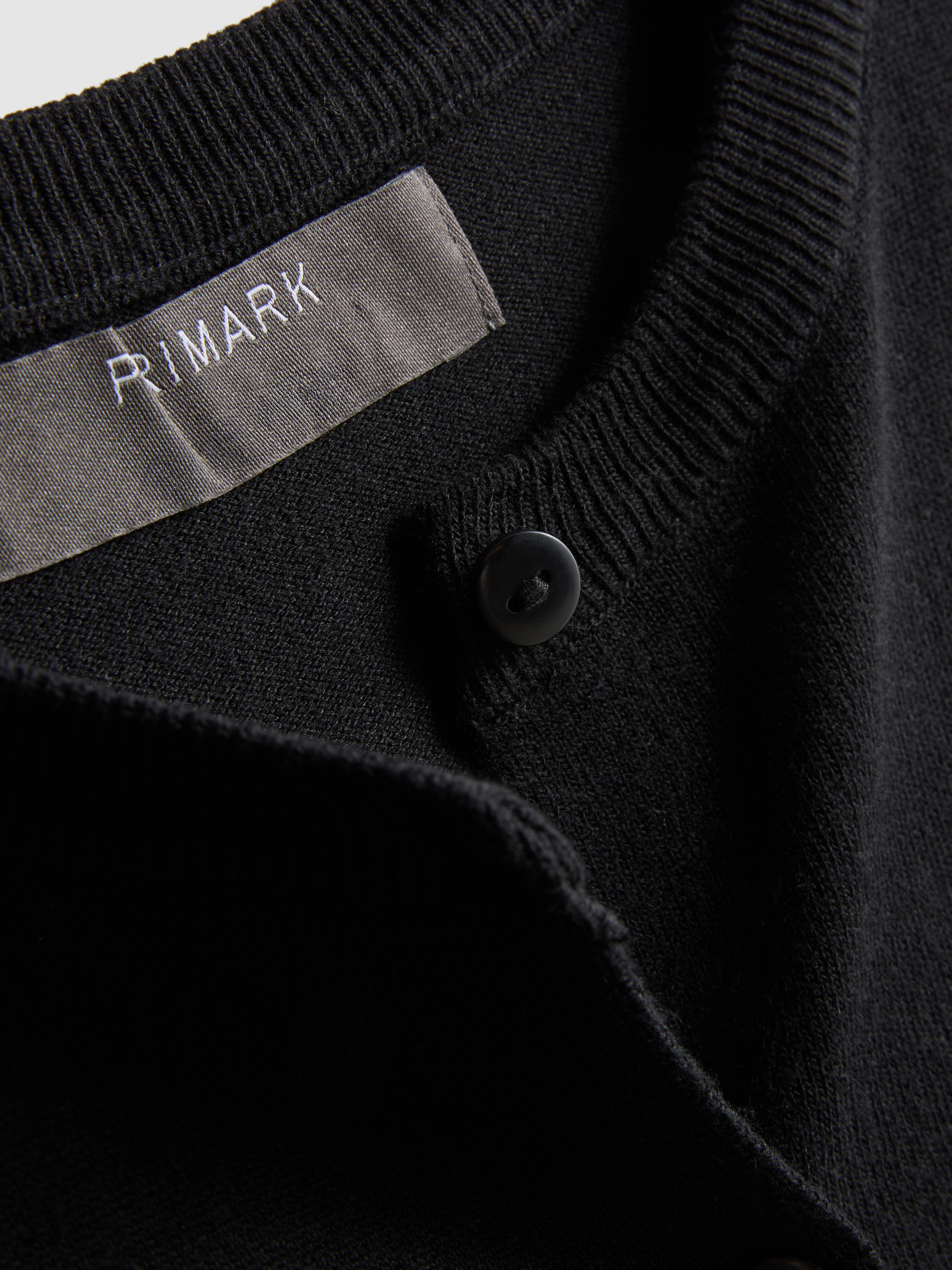 Casaco malha gola redonda essencial